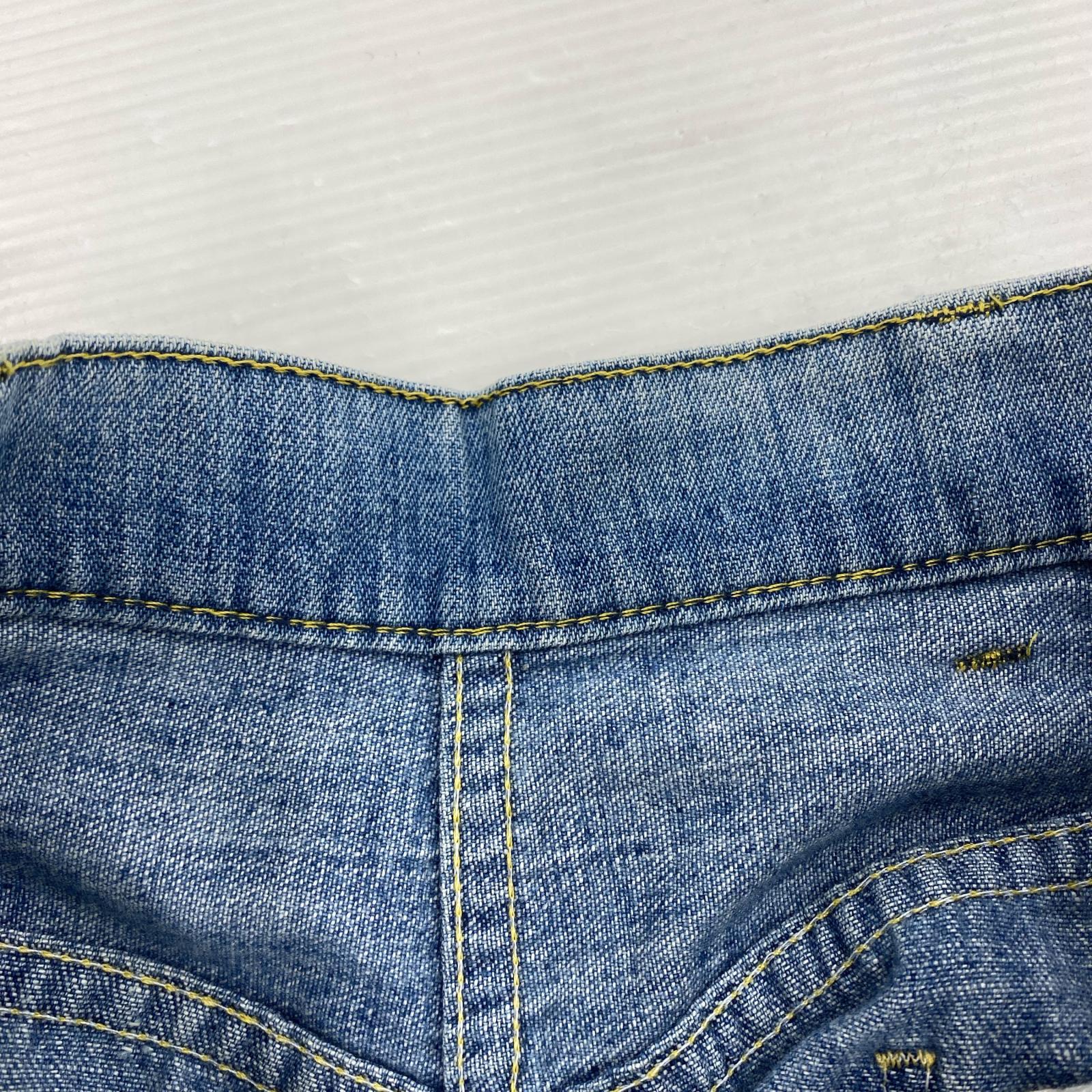 デニムパンツ 70s ブーツカット IDEAL ZIP ブルー