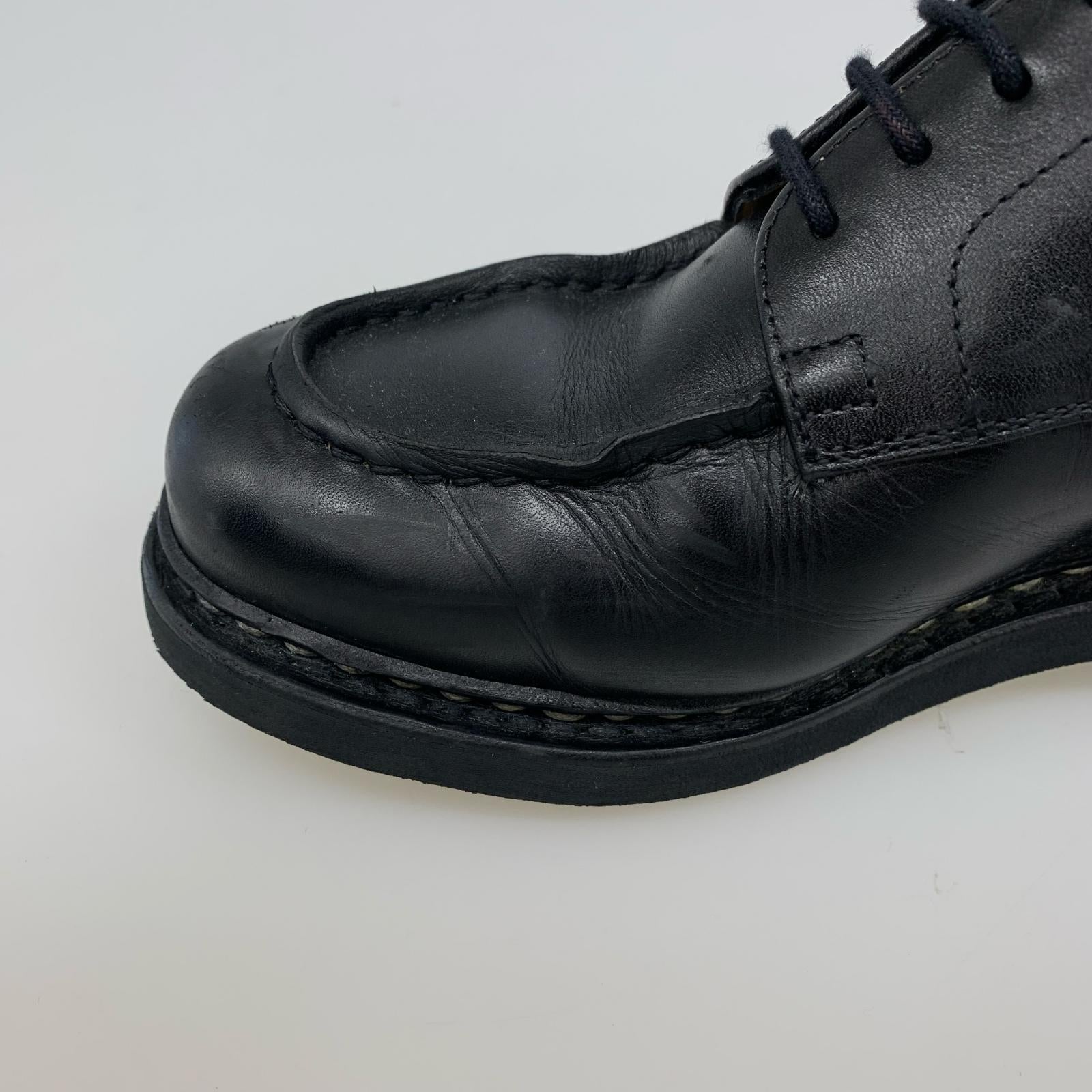 シューズ Paraboot CHAMBORD TEX LIS NOIR シャンボード 6 1/2F 黒 ブラック
