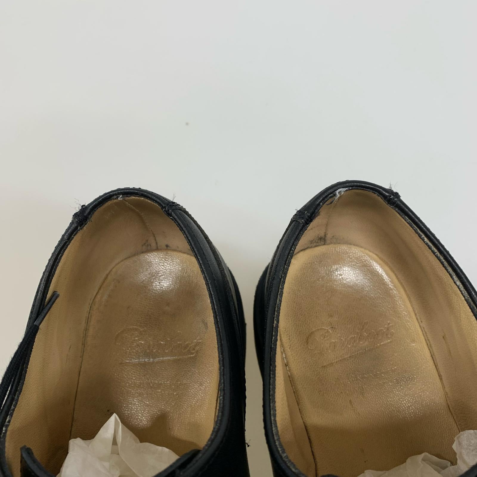 シューズ Paraboot CHAMBORD TEX LIS NOIR シャンボード 6 1/2F 黒 ブラック