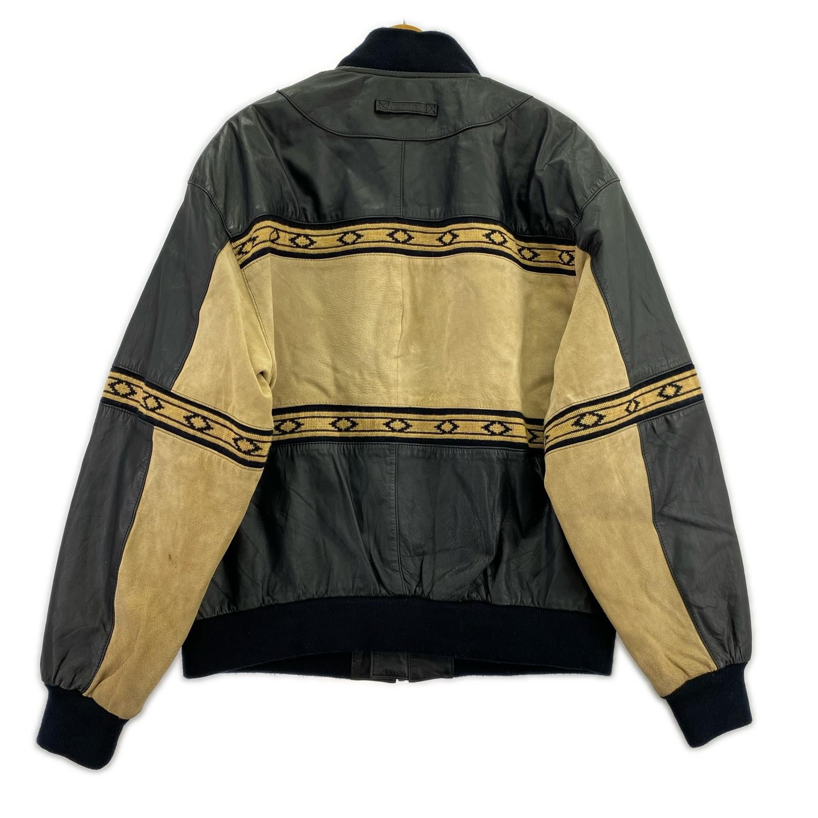 レザージャケット Scully レザーブルゾン L ブラック