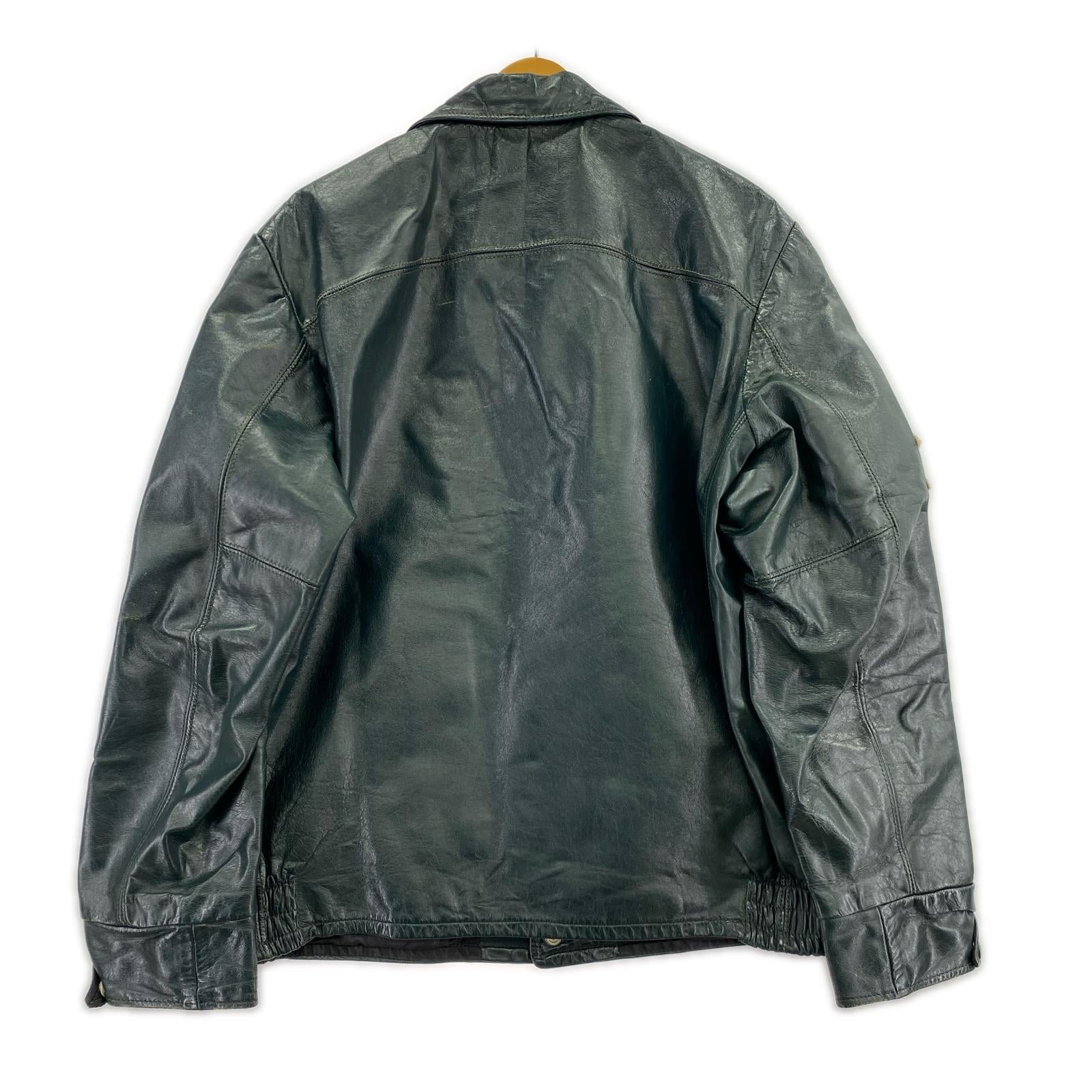 レザージャケット STAN LANE SPORTS グリーン