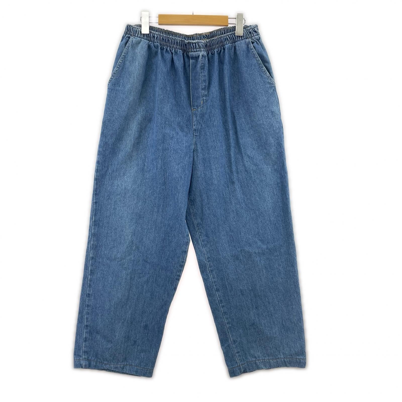 デニムパンツ デニムイージーパンツ (L)
