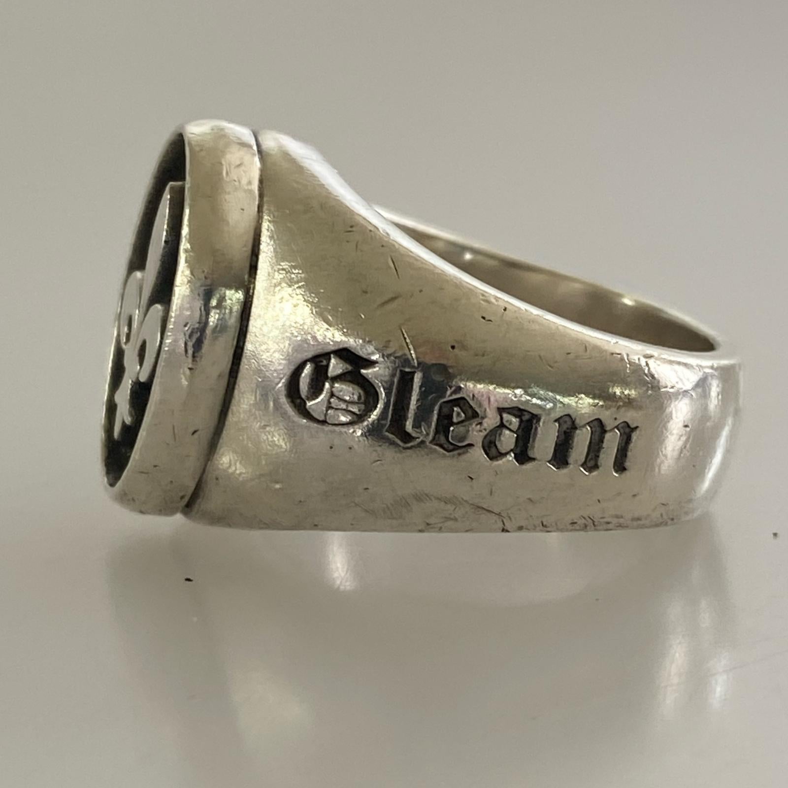 リング・指輪 Argent Gleam 925 フレアモチーフ シグネットリング #20 シルバー