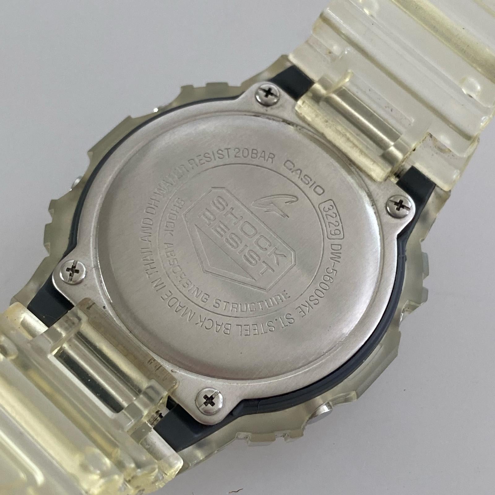 腕時計 DW-5600SKE-7JF クリア クリア