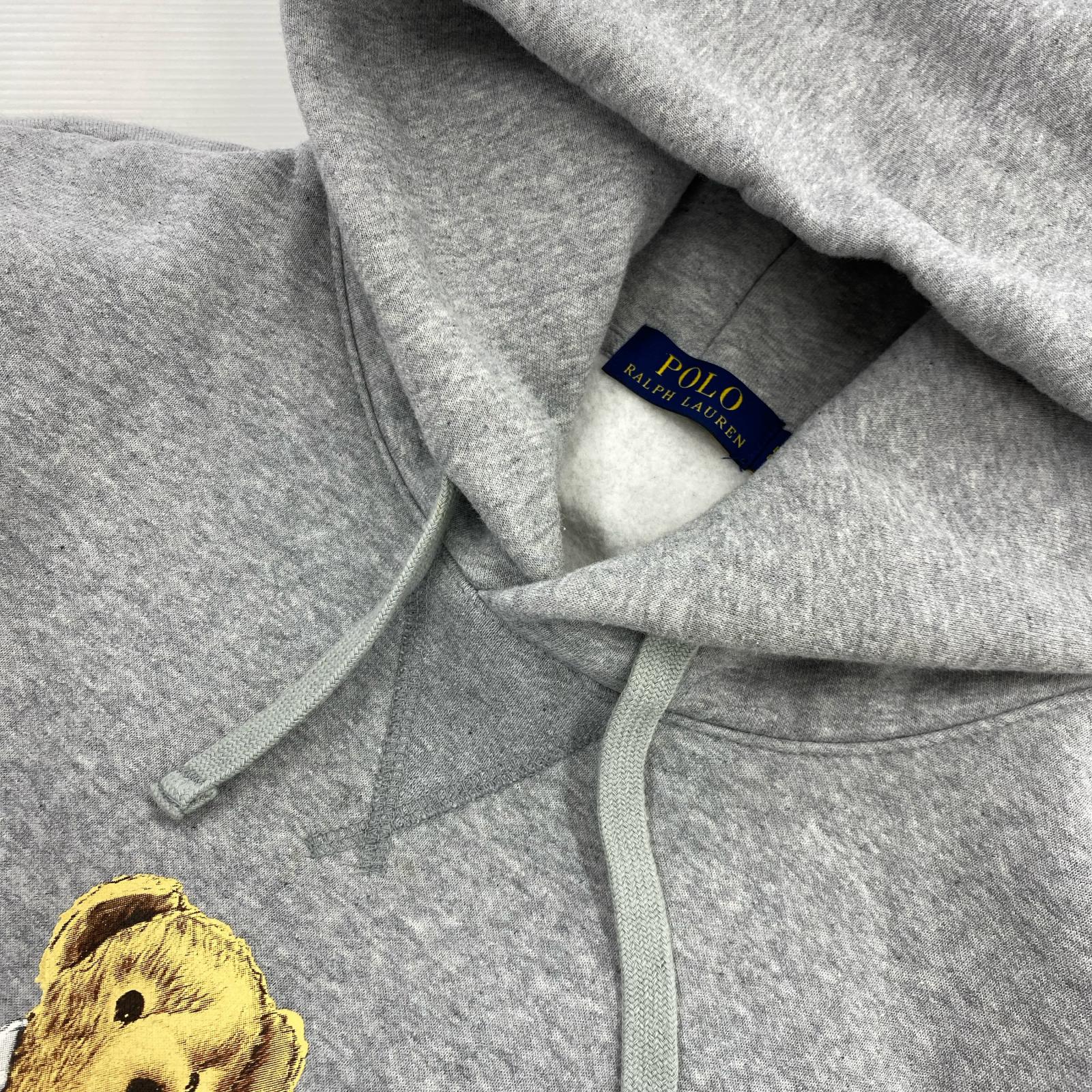 パーカー 19AW Kicker Bear Fleece Hoodie GRY L L グレー