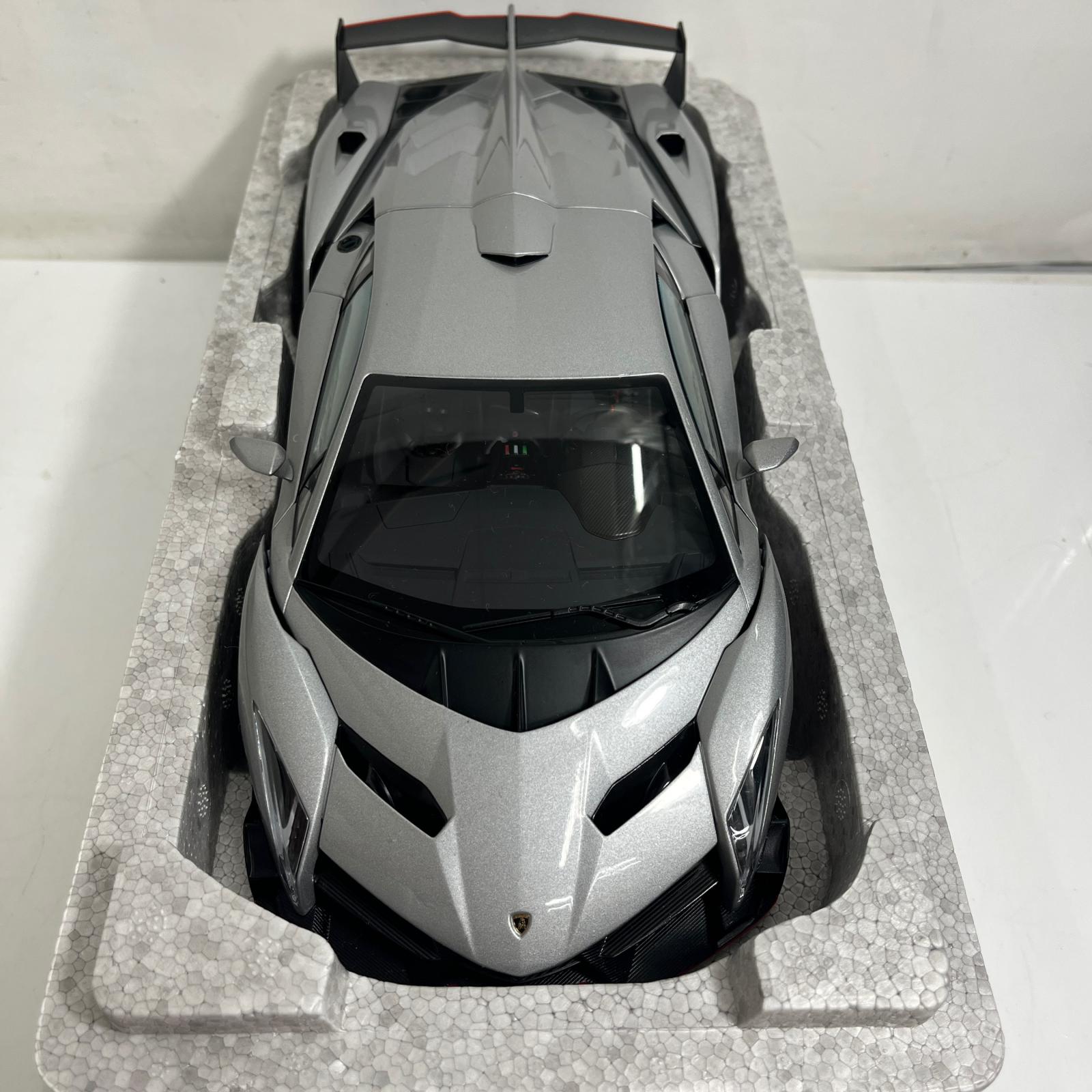 ☆1/18 AUTO art Lamborghini Veneno(グレー) AUTOart スケールカー