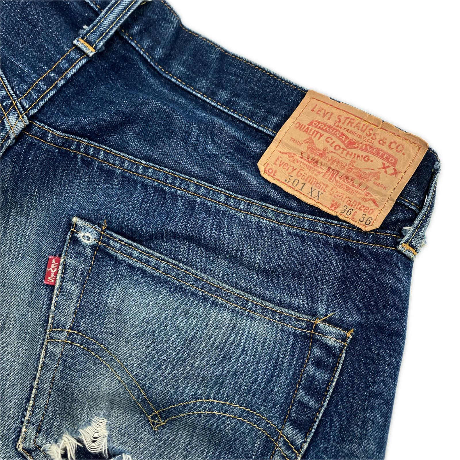 デニムパンツ 復刻 501xx バレンシア USA製 (w36) 36 ブルー