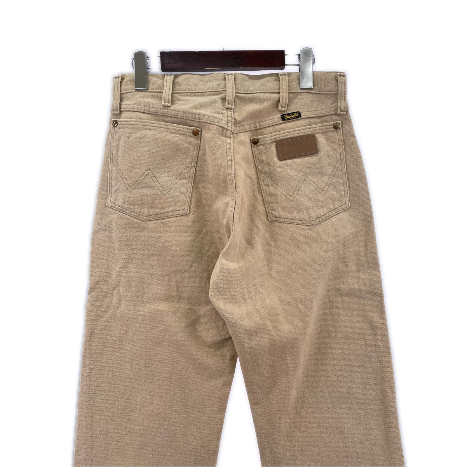 デニムパンツ 80s 13MWZTN W30 L34 BEG ブラウン