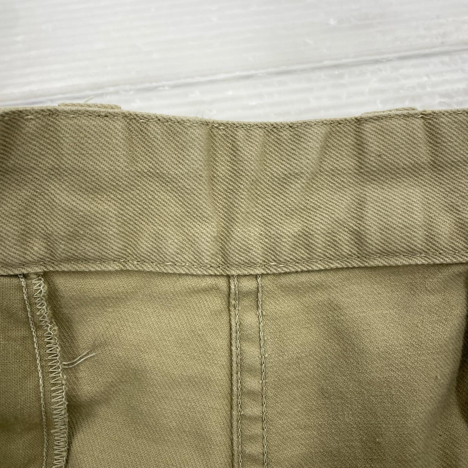 ショートパンツ 50s フランス軍 M-52 チノショーツ W35 BEG ベージュ