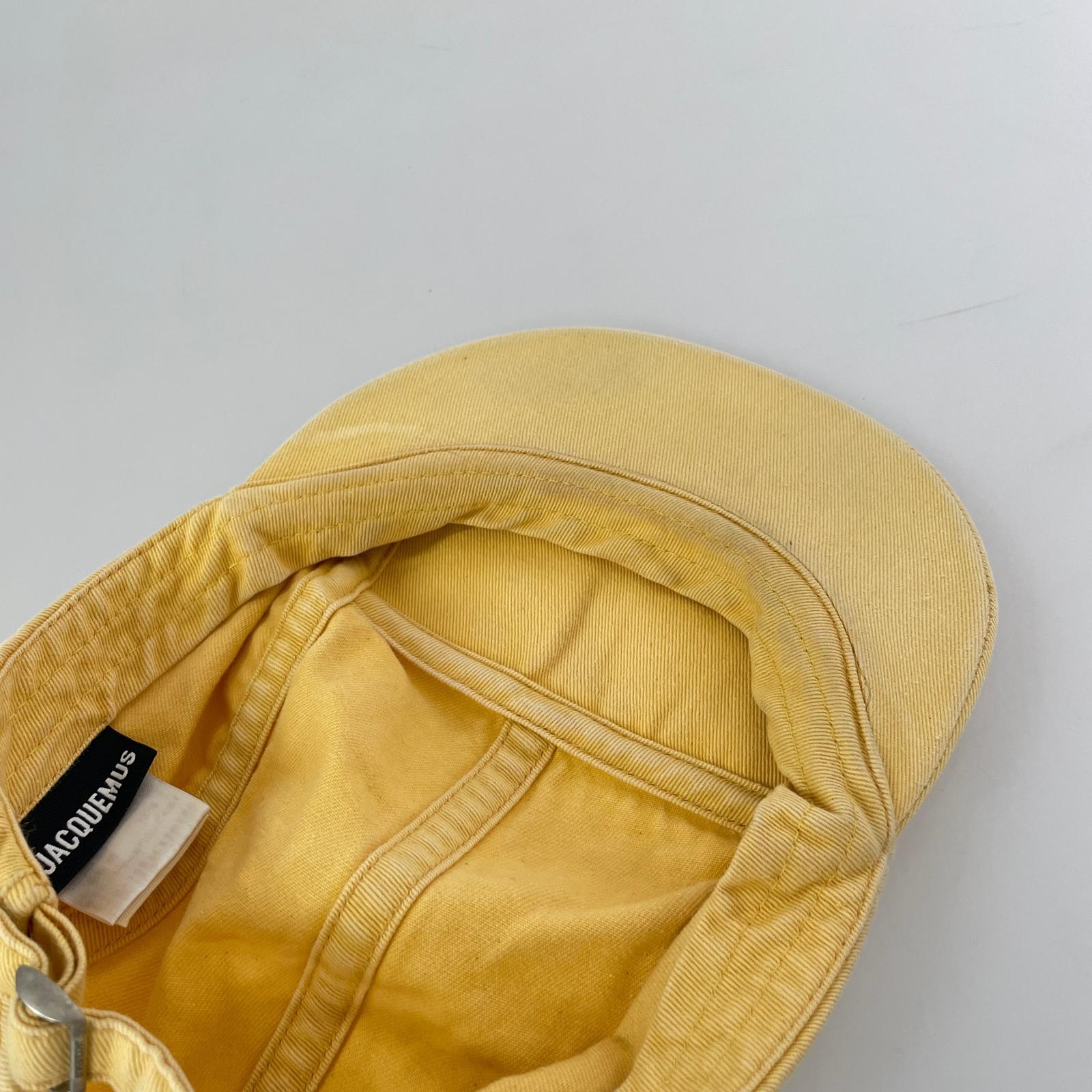 キャップ JACQUEMUS キャンプキャップ イエロー イエロー