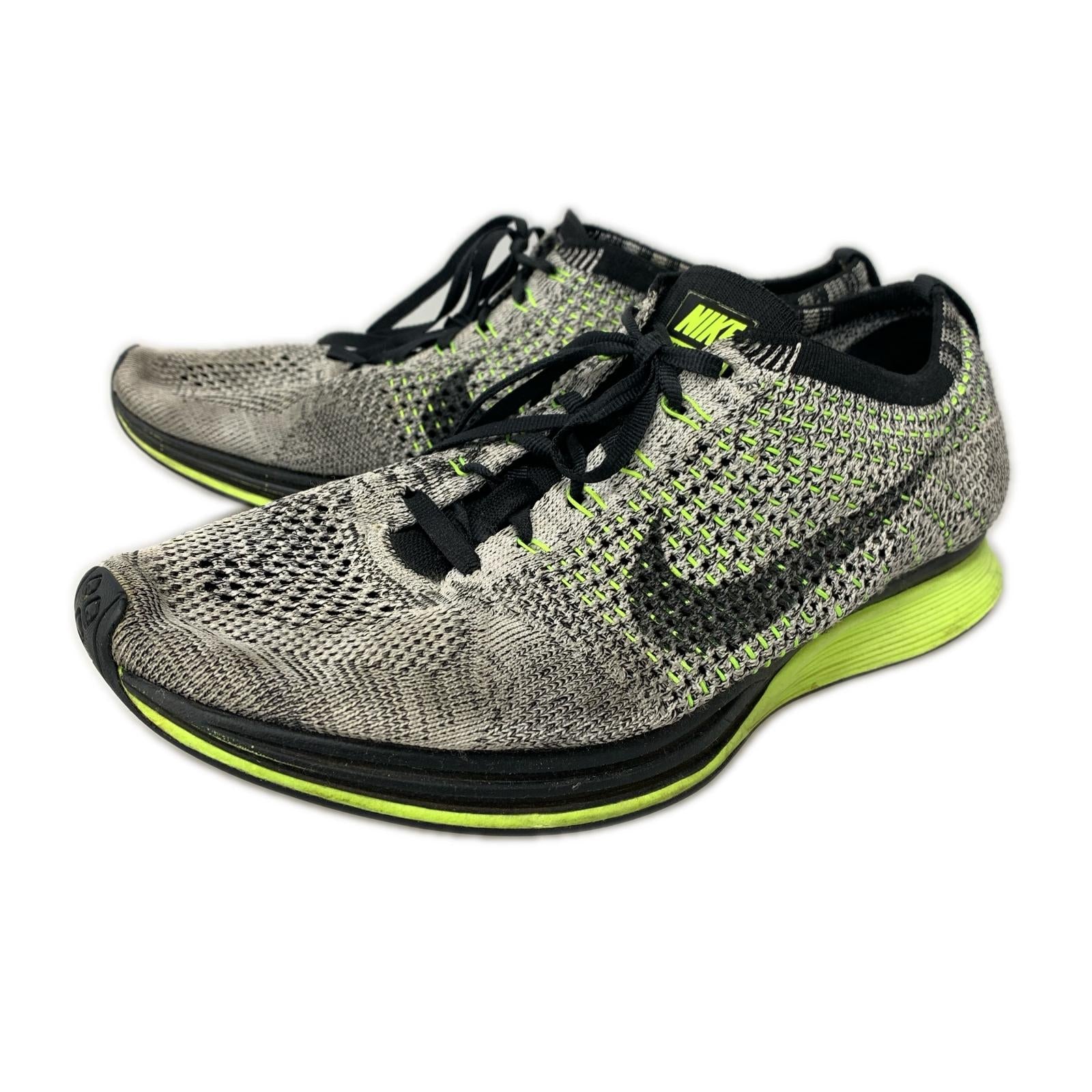 スニーカー NIKE 526628-007 フライニットレーサー LGY 28.0 28cm (US10 UK9 1/2 EU46)