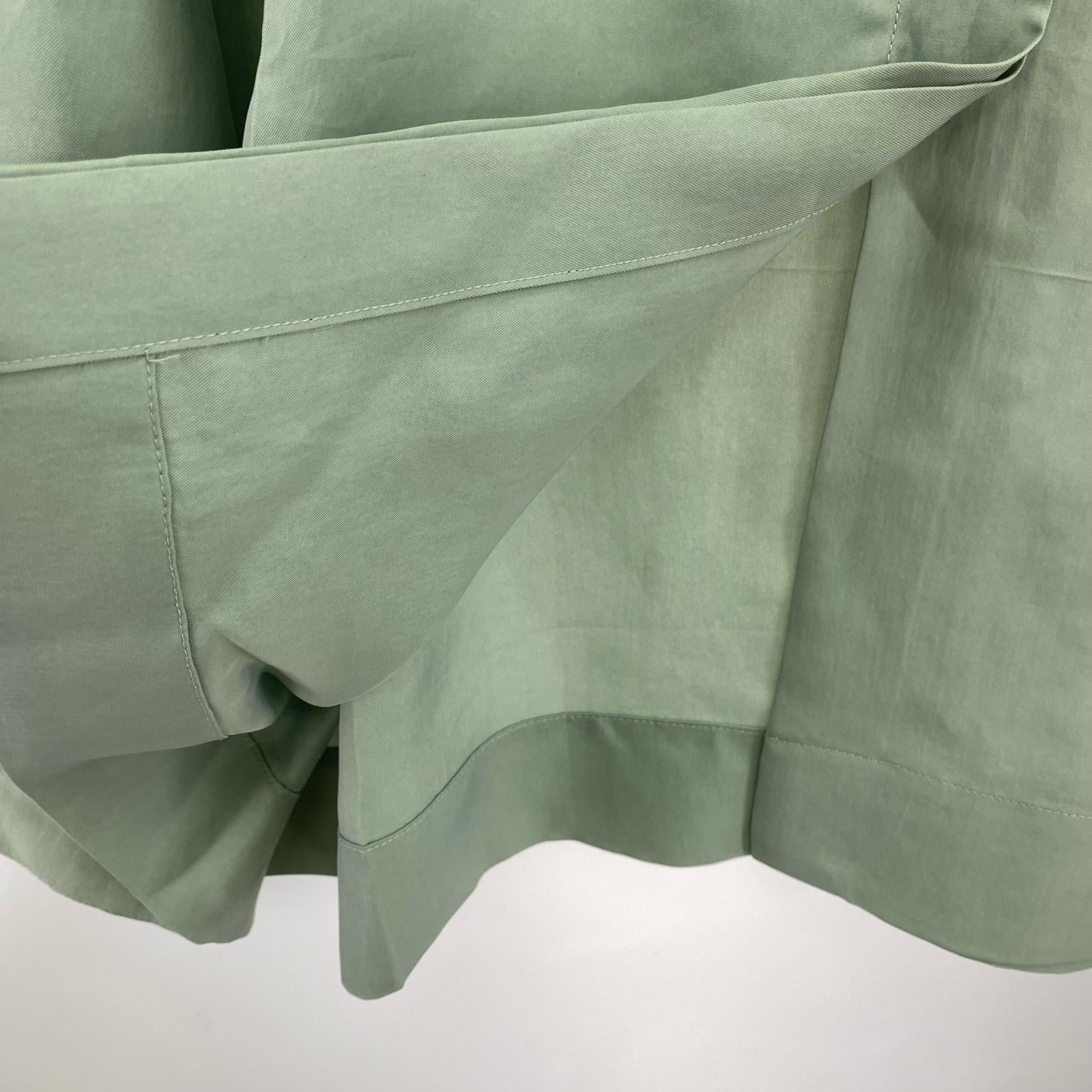 長袖シャツ JIL SANDER レーヨンシルク混シャツ 38 セージグリーン