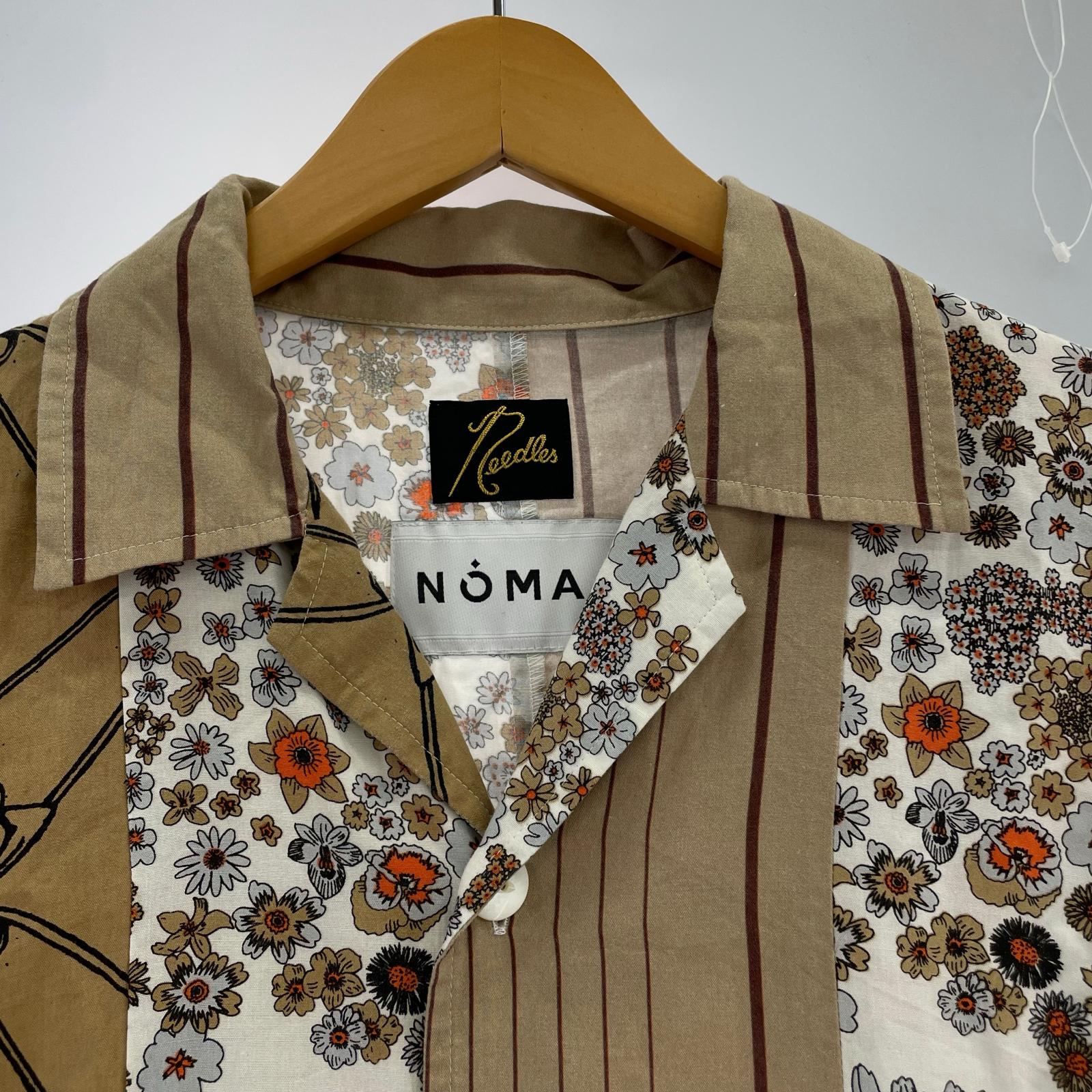 半袖シャツ ×NEEDLES CABANA SHIRT M ベージュ