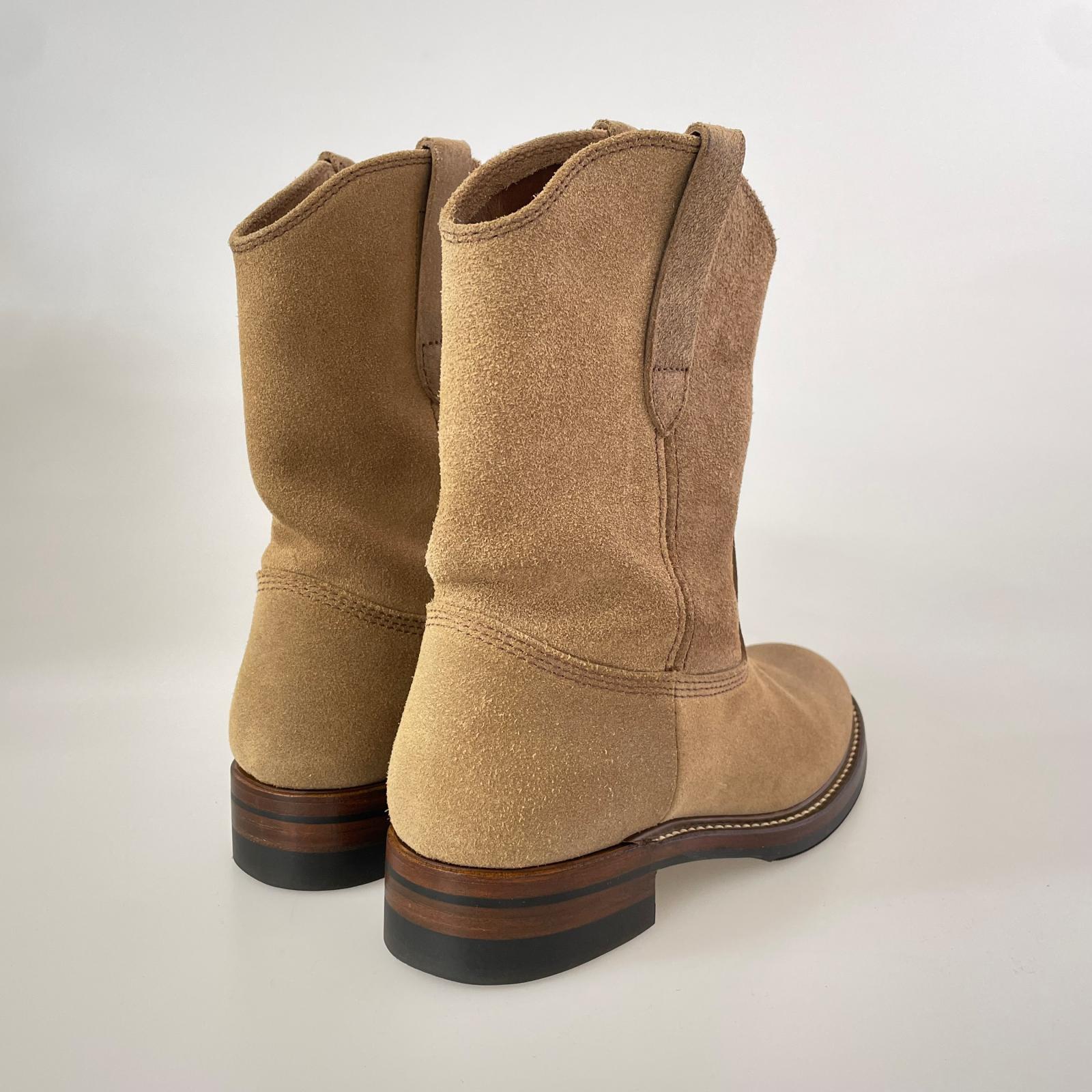 ブーツ JOHN LOFGREN DUKE ROPER BOOTS ベージュ