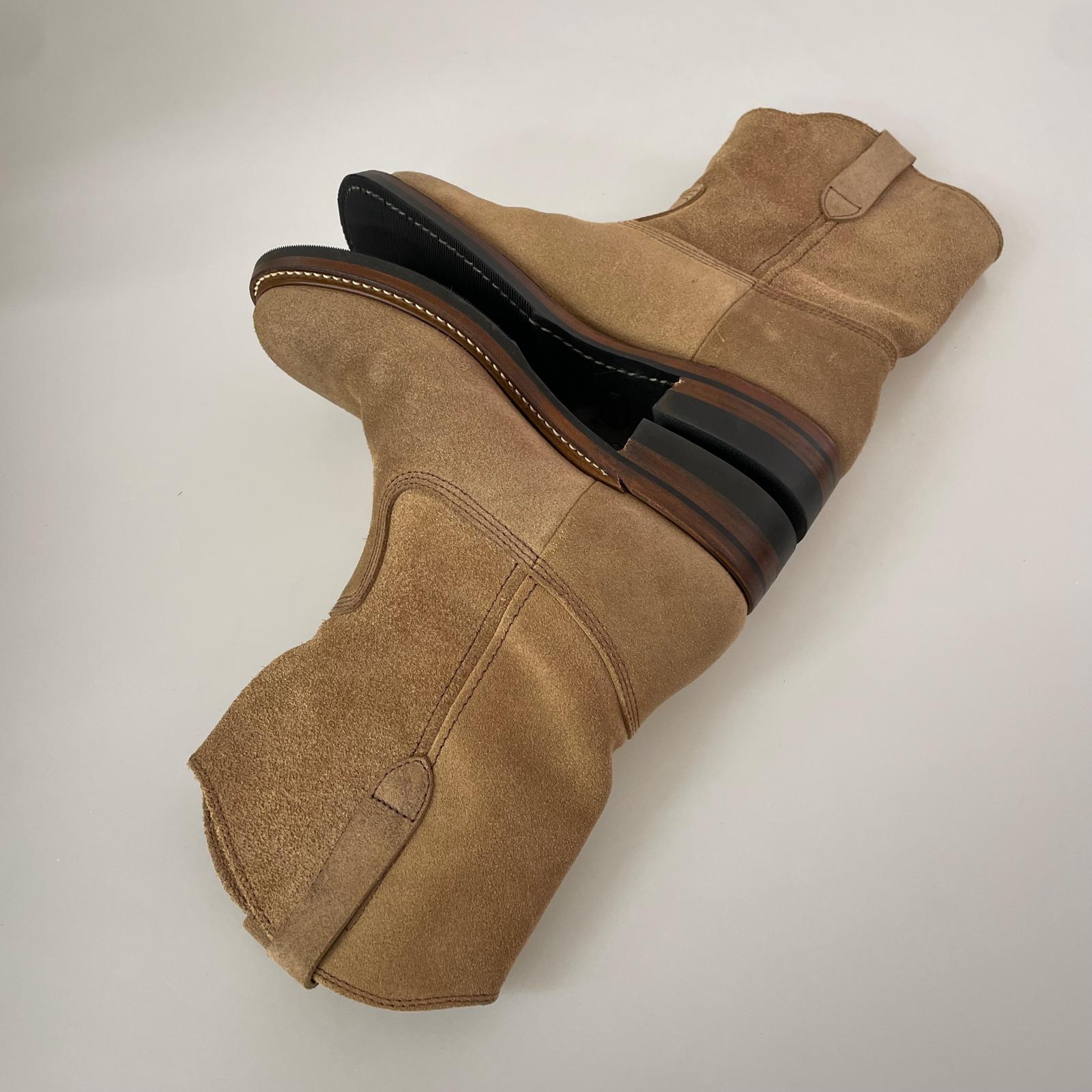 ブーツ JOHN LOFGREN DUKE ROPER BOOTS ベージュ