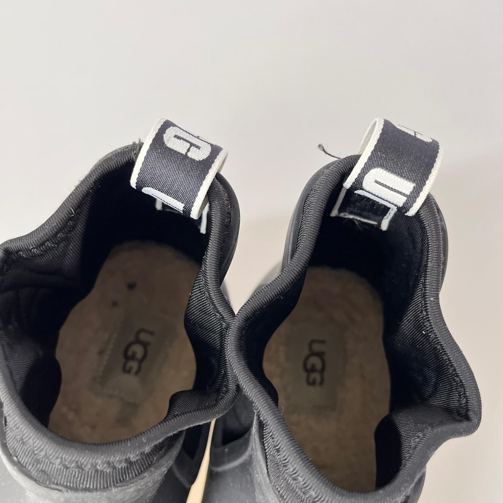 ブーツ サイドゴアレインブーツ BLK ブラック