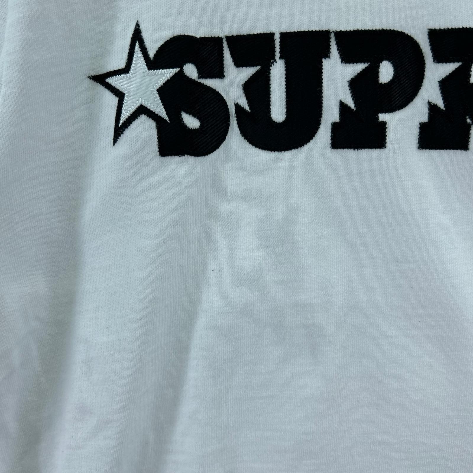 半袖Tシャツ Collegiate Applique S/S Top 白 M M ホワイト