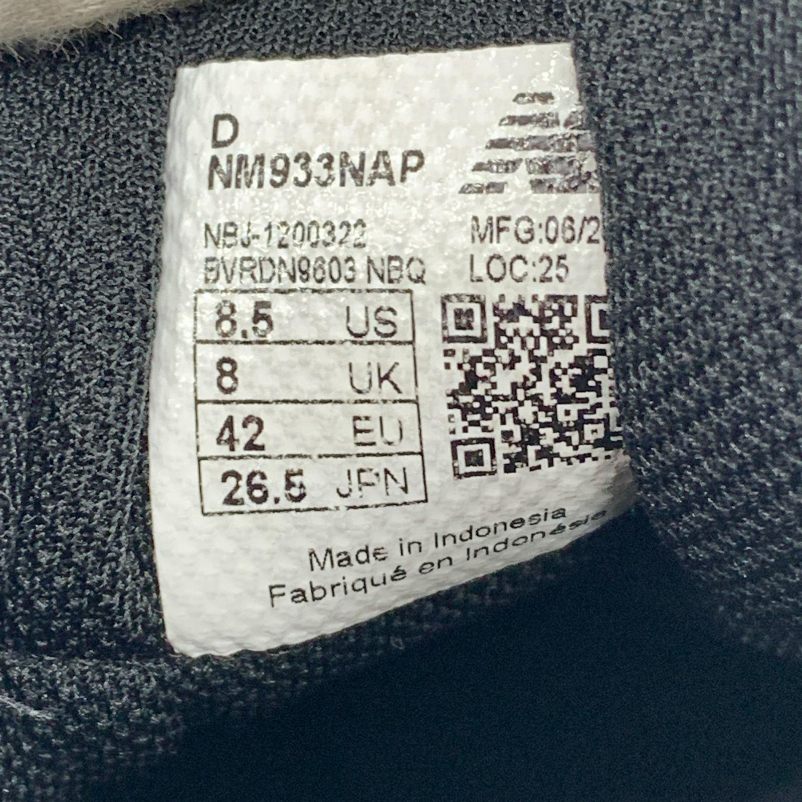 スニーカー NEW BALANCE×Andrew Reynolds NM933NAP 26.5cm 26.5cm (US8 1/2 UK8 EU43) ブラック