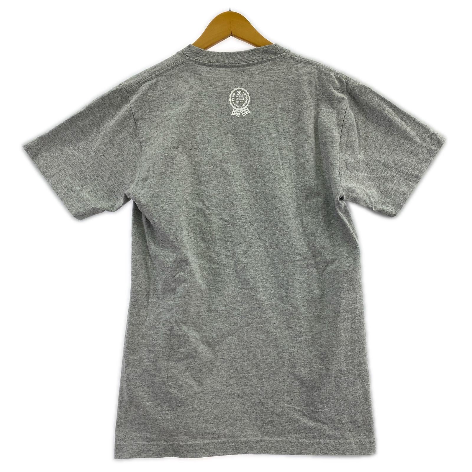 半袖Tシャツ 20th anniversary BOX LOGO S グレー