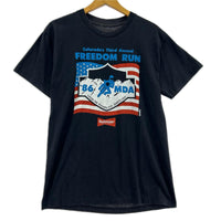 半袖Tシャツ 80s FREEDUM RUN 黒 ブラック