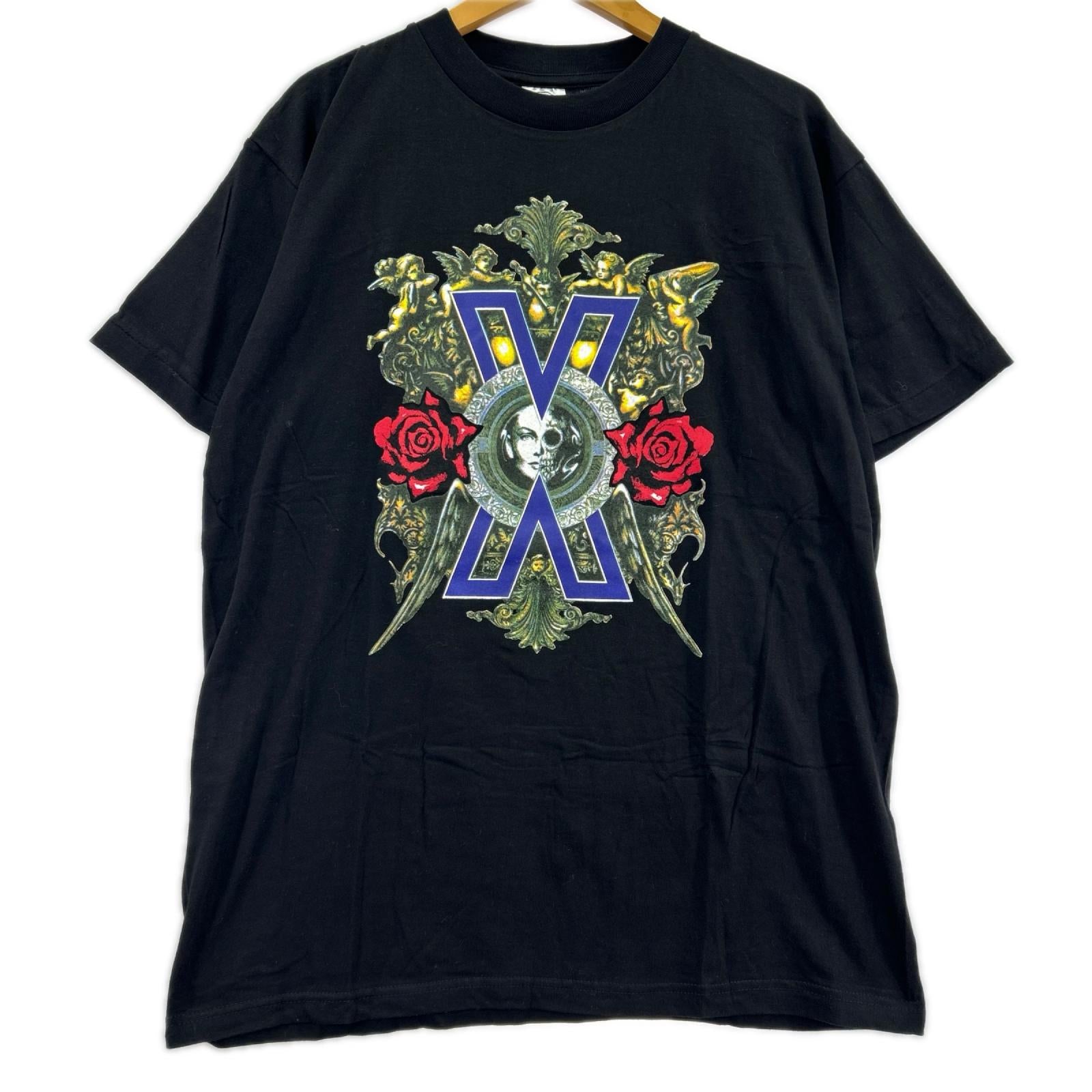半袖Tシャツ 90s X JAPAN 黒 L L ブラック