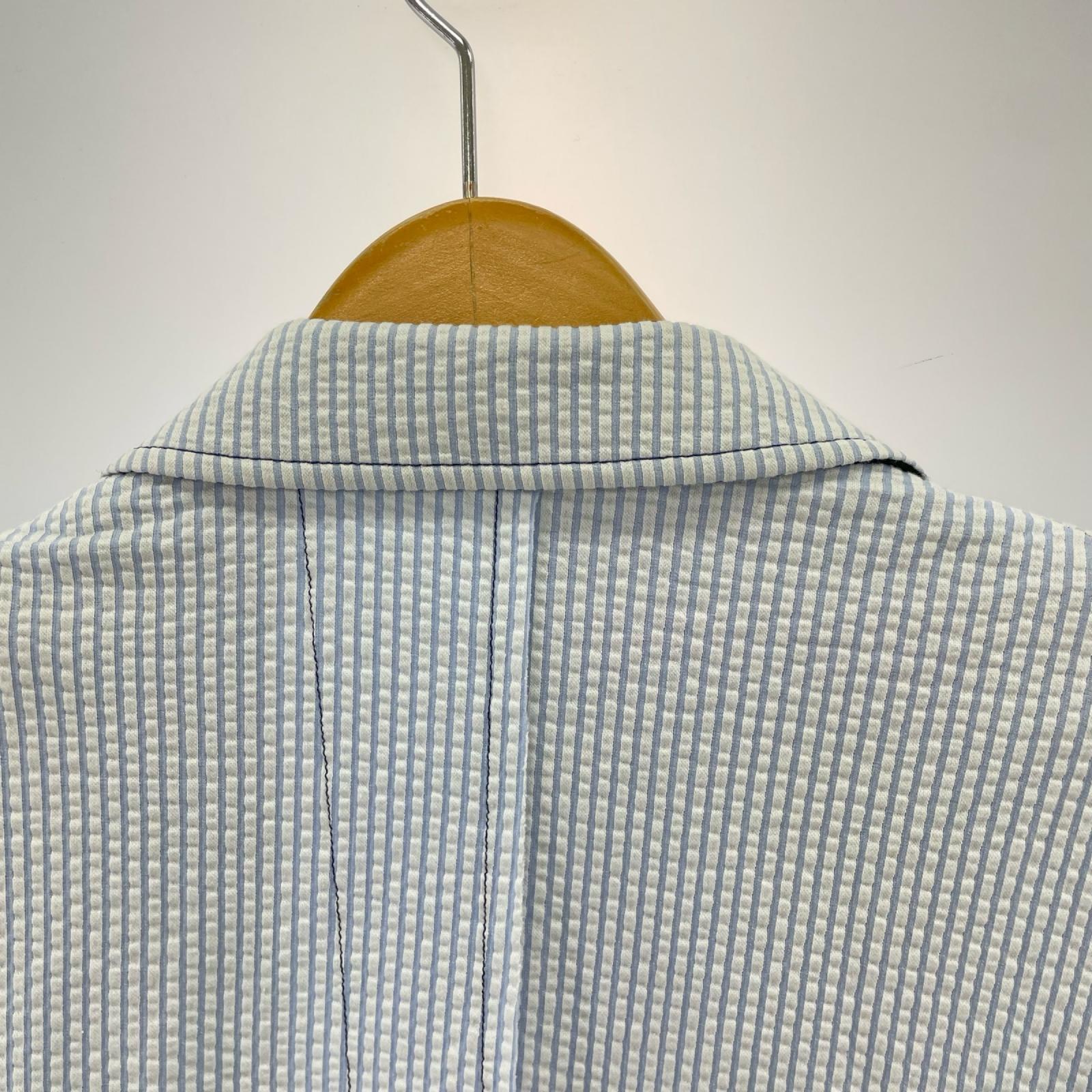 テーラードジャケット シアサッカー/ストライプ/M/ライトブルー/SH-J01-200 M