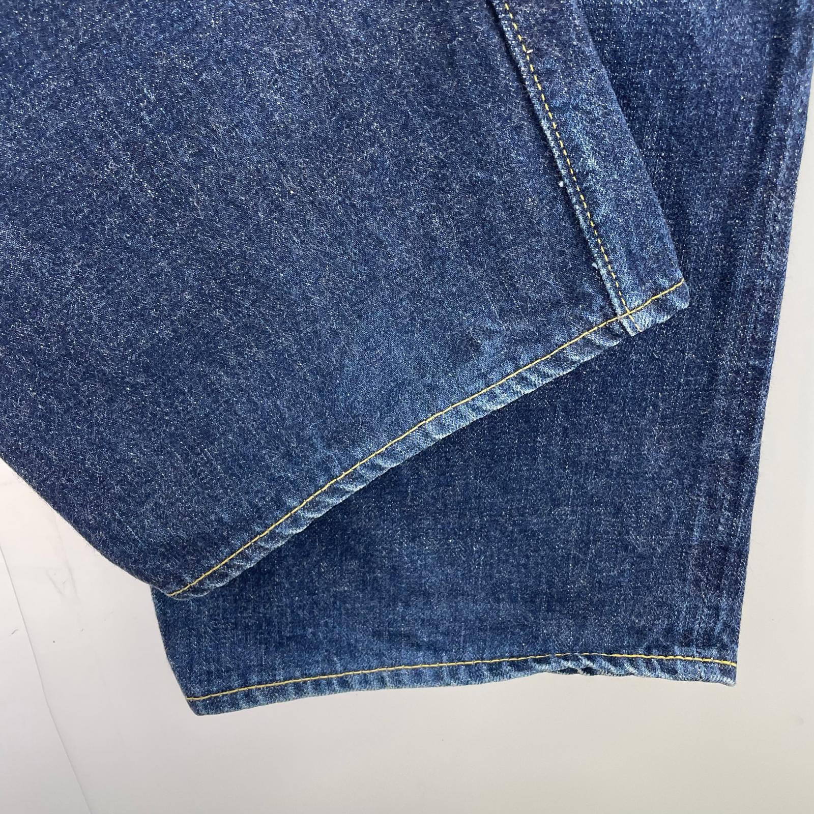 デニムパンツ 1101 片面タブ 紺 W36
