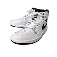 スニーカー Nike Air Jordan 1 Mid "White/Black"25.0 25cm (US7 UK6 1/2 EU40) ホワイト