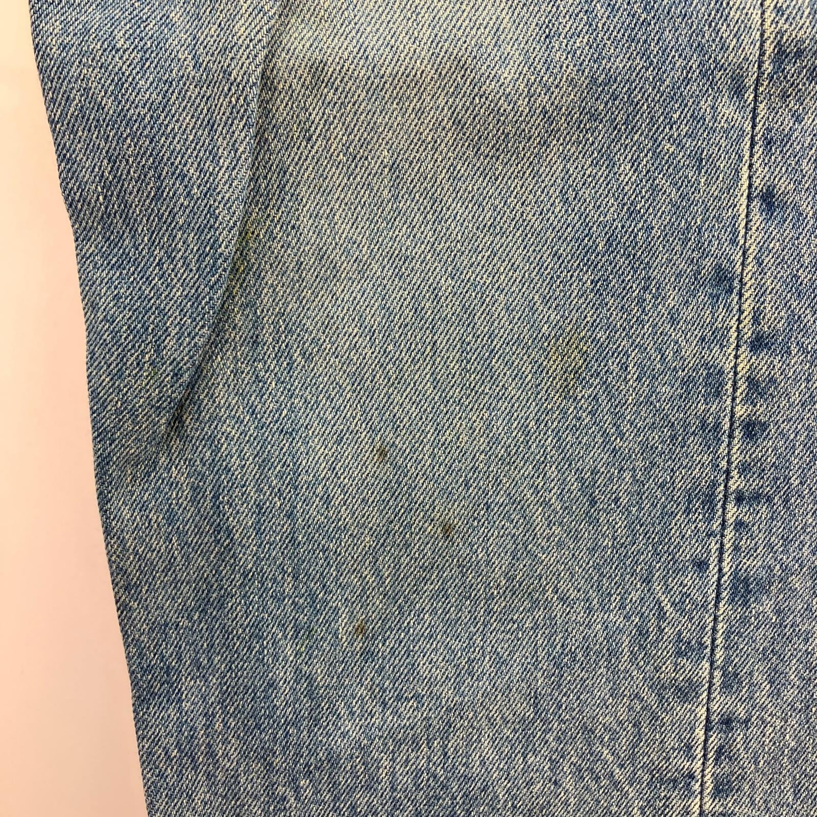デニムパンツ 90s 501 USA製 ボタン裏520 W32 32 ブルー