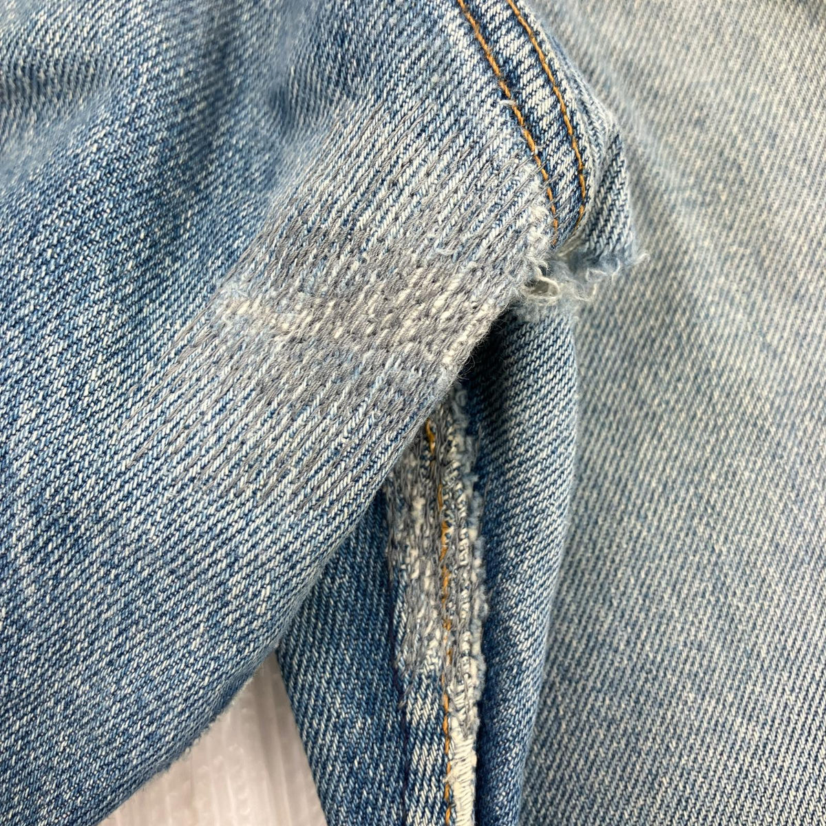 デニムパンツ 90s 501 USA製 ボタン裏520 W32 32 ブルー