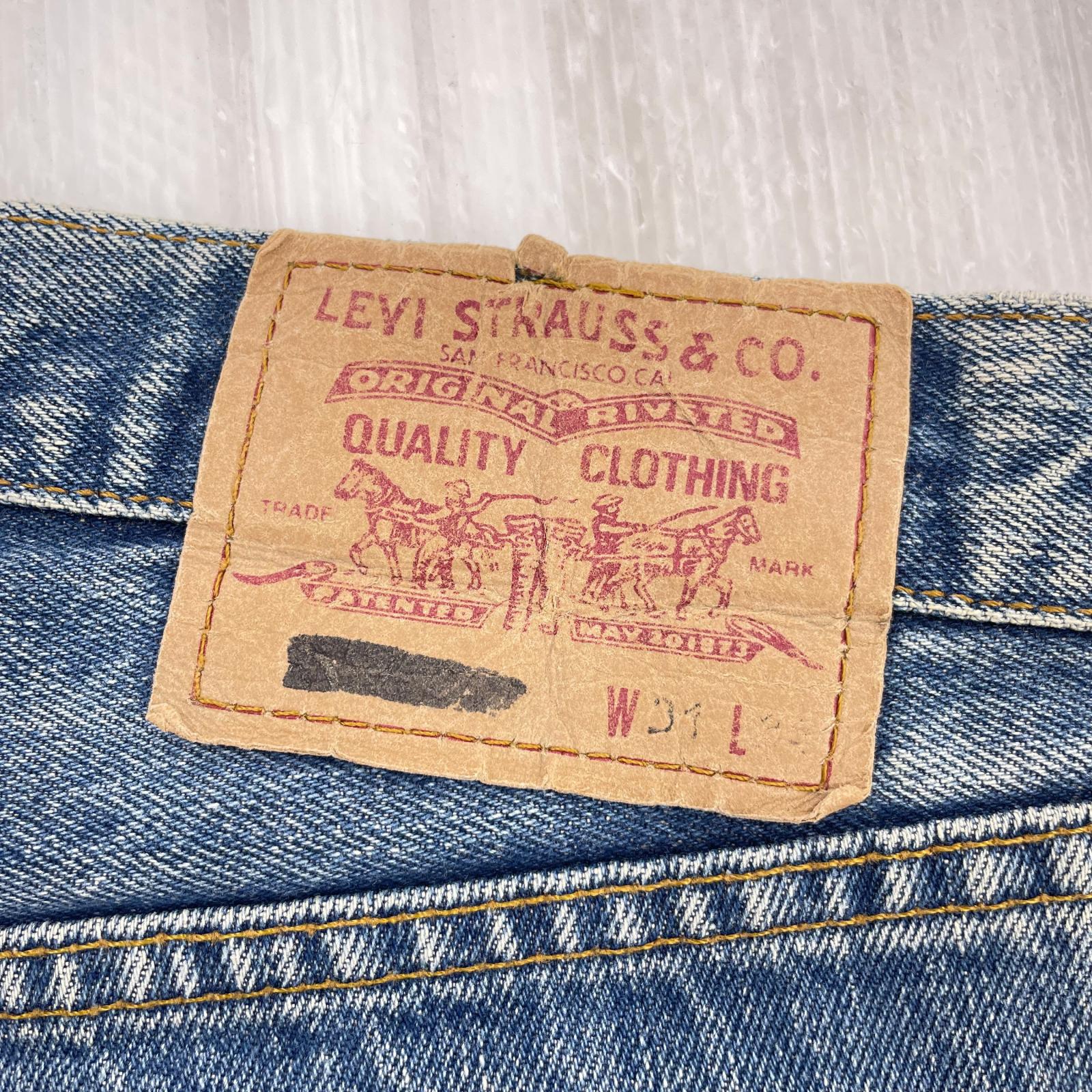 デニムパンツ 90s 551 ベルギー製 W31 31 ブルー