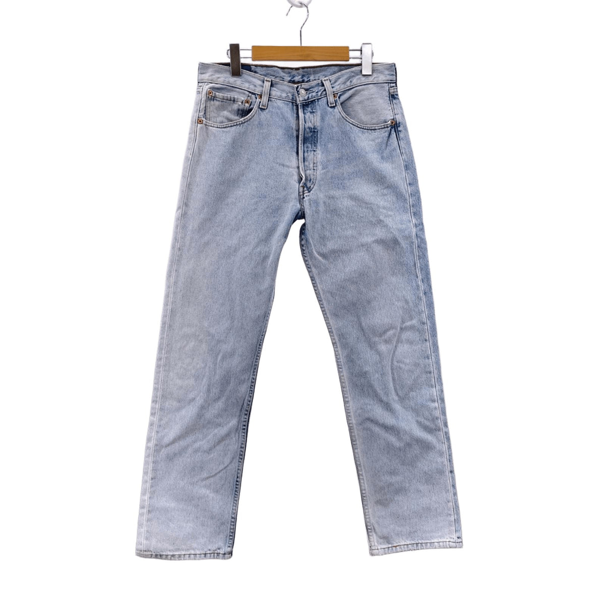デニムパンツ 90s 501 USA製 ボタン裏552 W32 32 ブルー