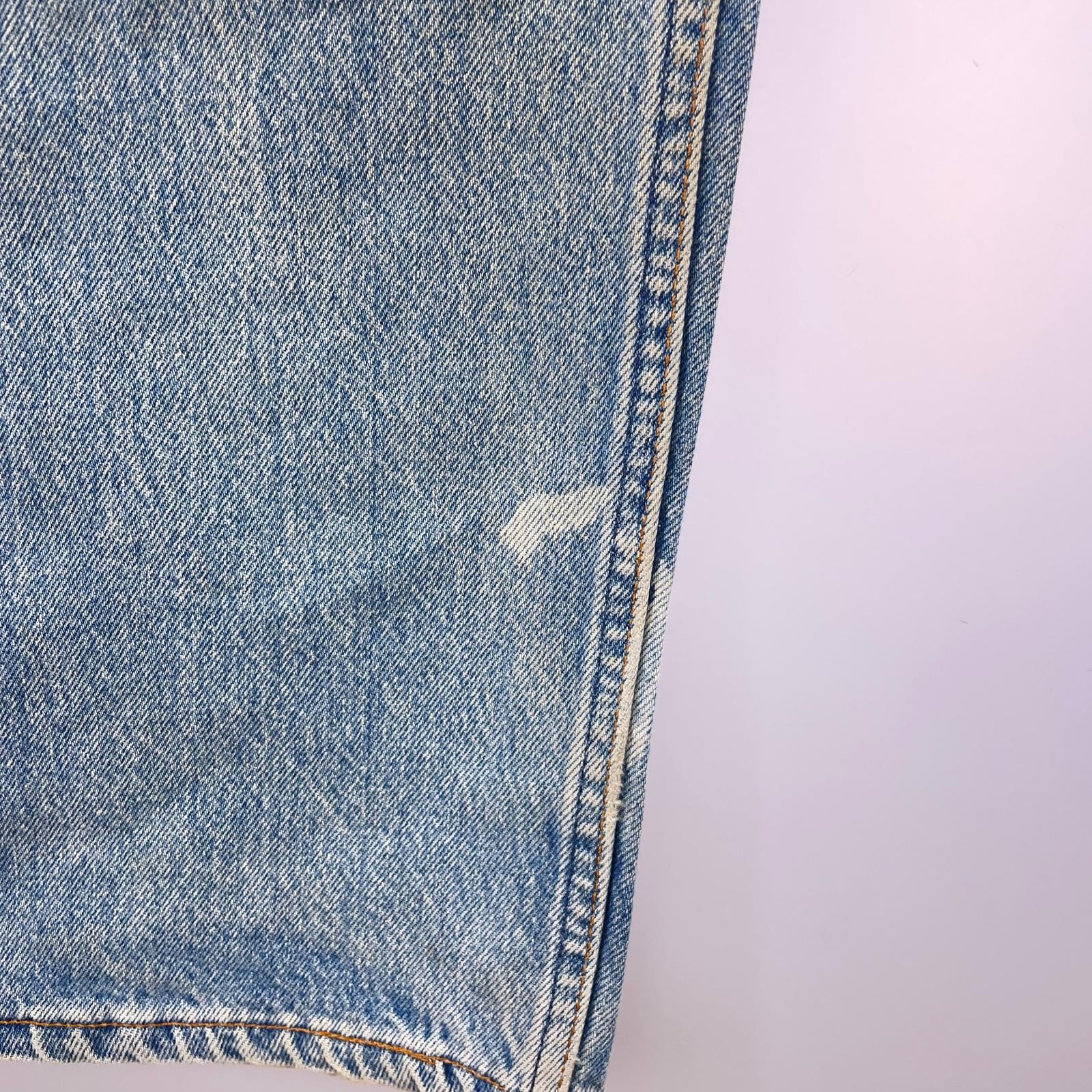 デニムパンツ 90s 501 USA製 ボタン裏552 W34 34 ブルー