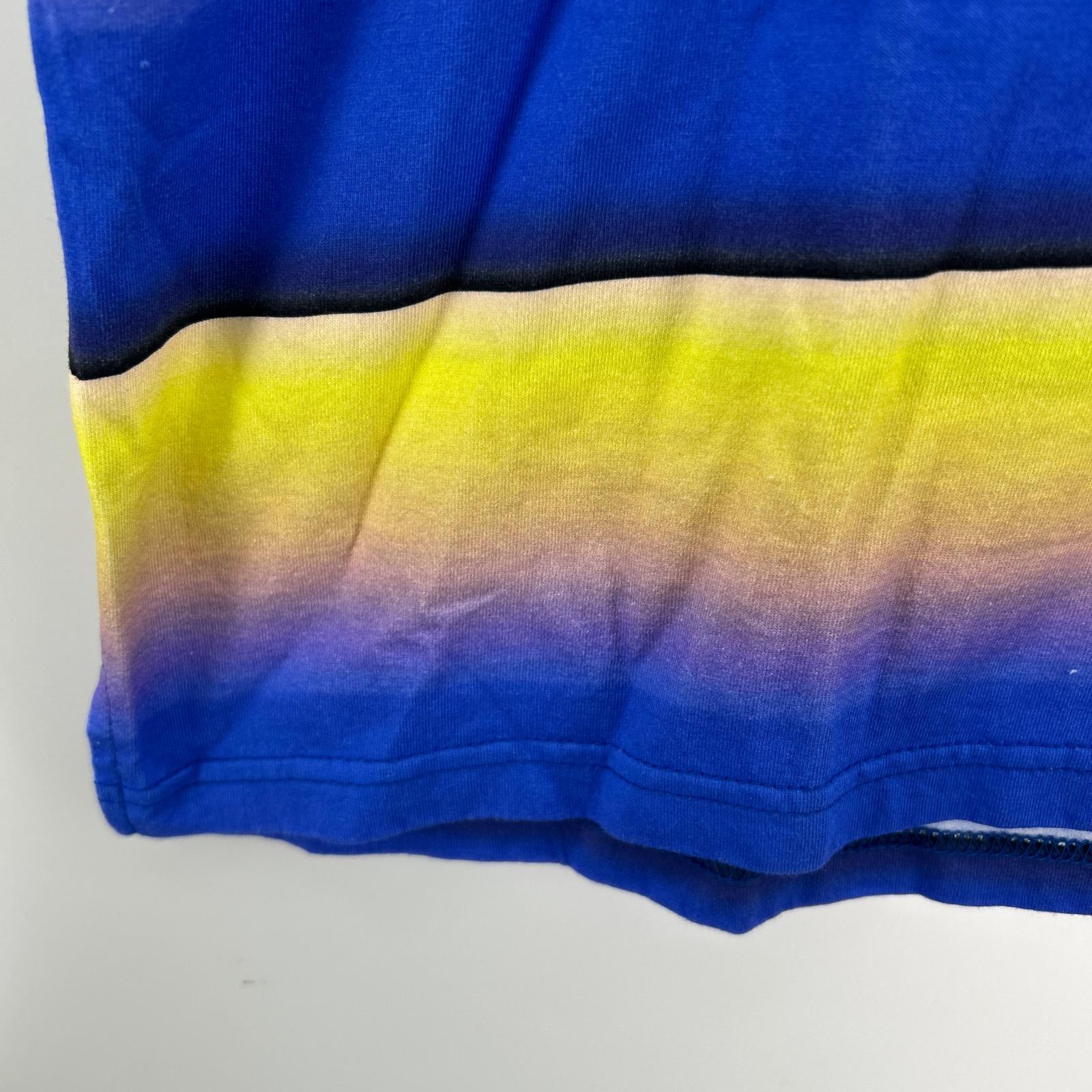 半袖Tシャツ GRADIENT STRIPE CREW NECK TEE 3