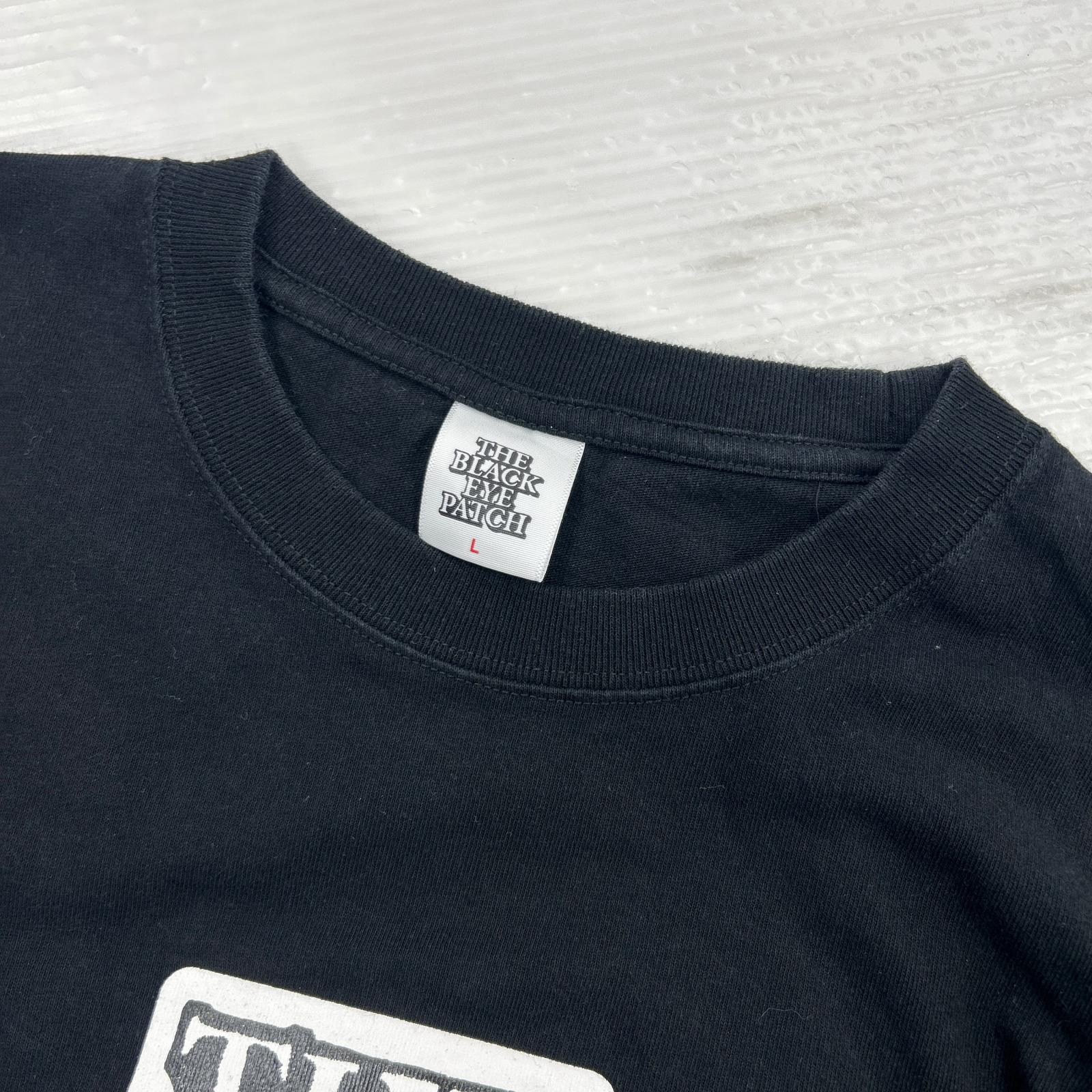 長袖Tシャツ LOGO PRINT TEE L ブラック
