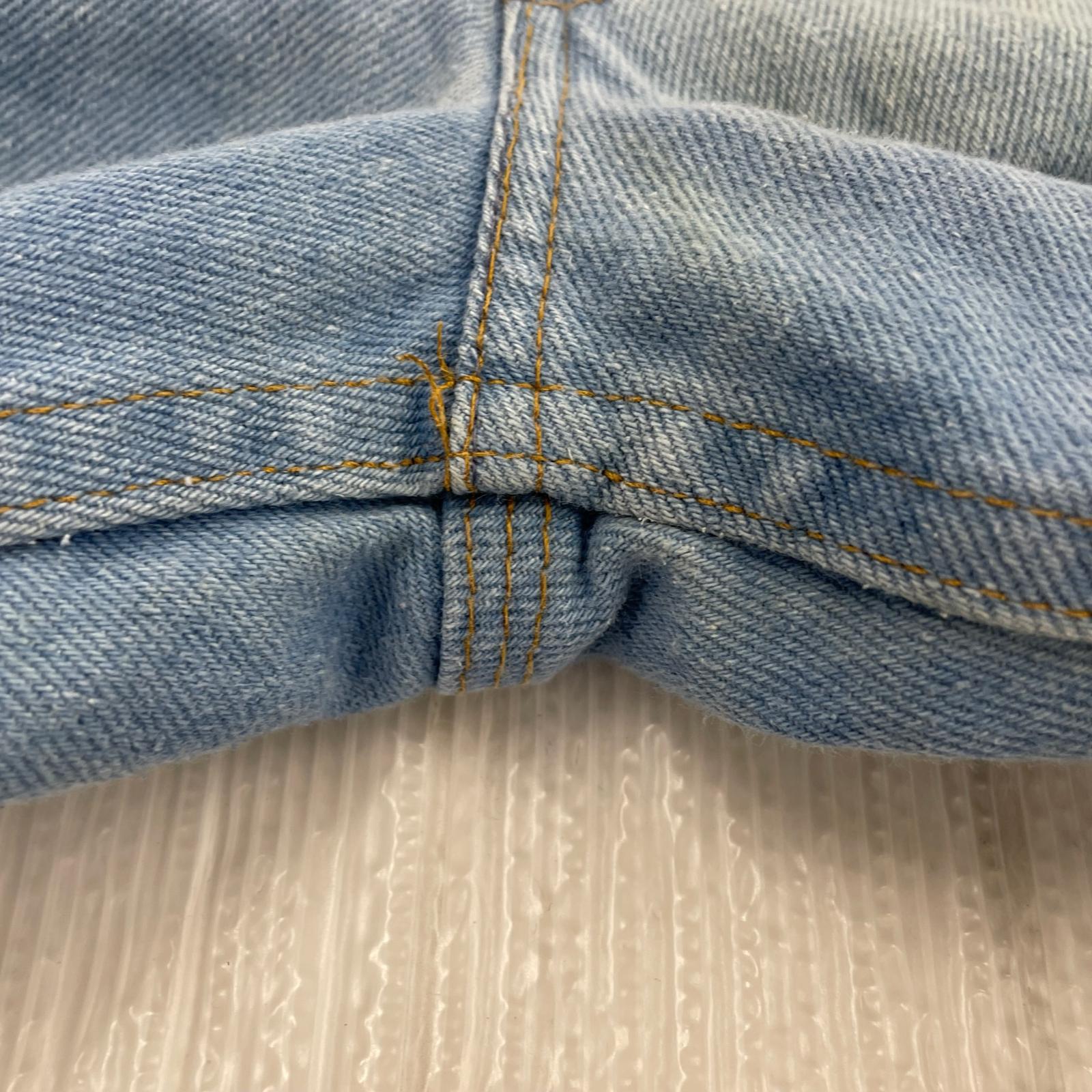 デニムパンツ ブーツカット ブルー