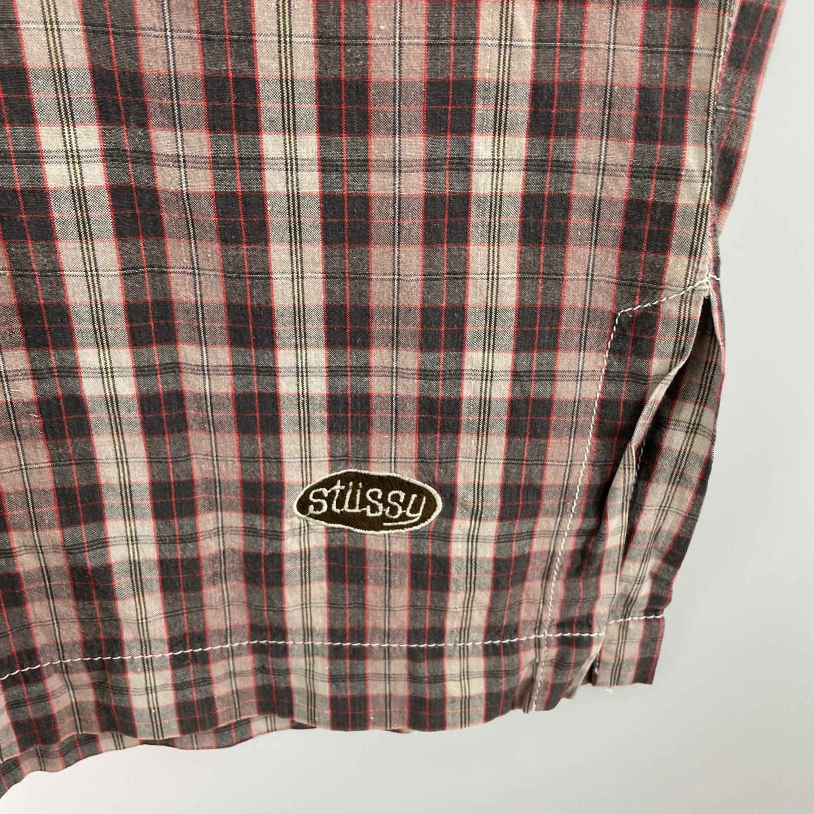 半袖シャツ 80s USA製 チェック POシャツ L L