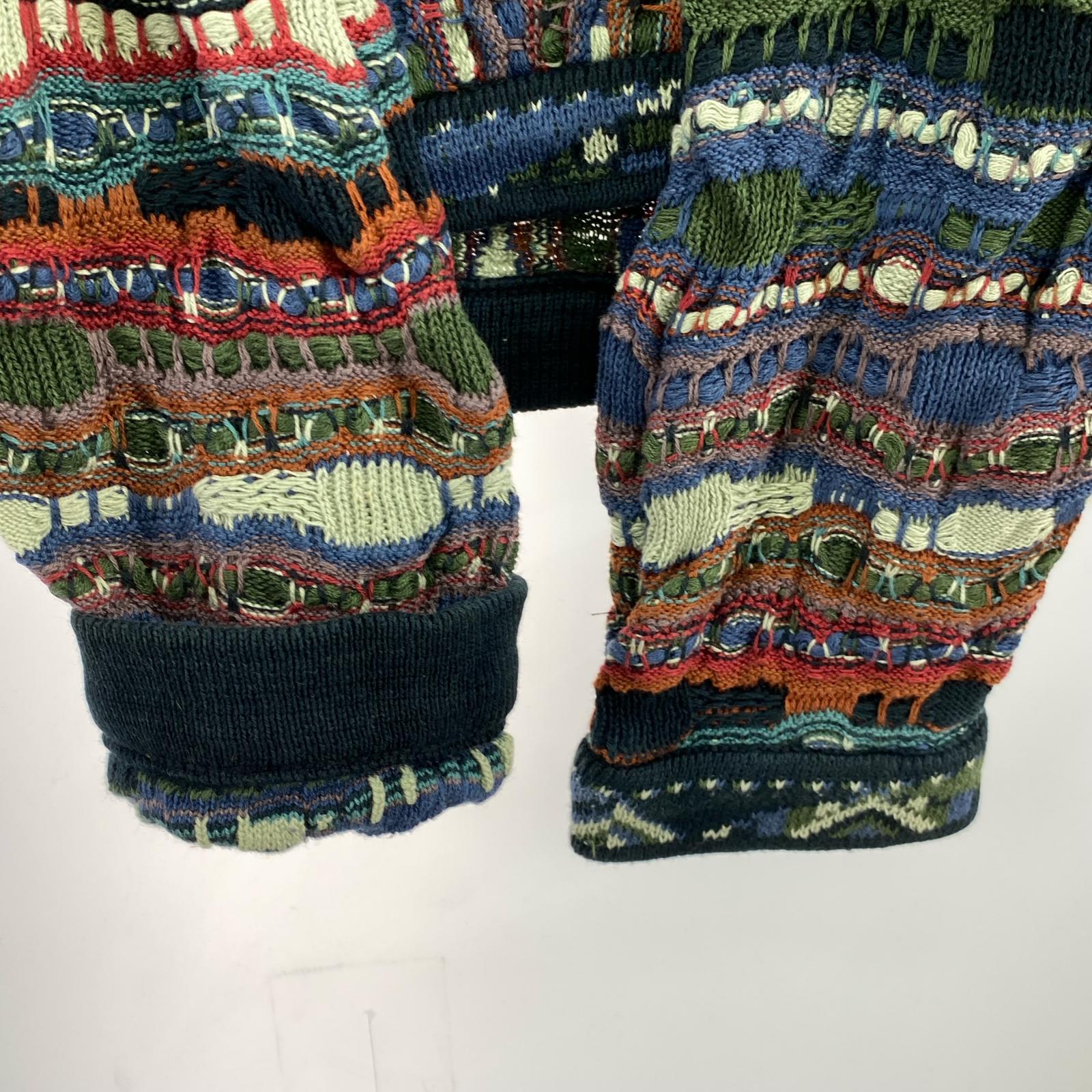 ニット NEIMAN MARCUS 総柄 マルチカラー