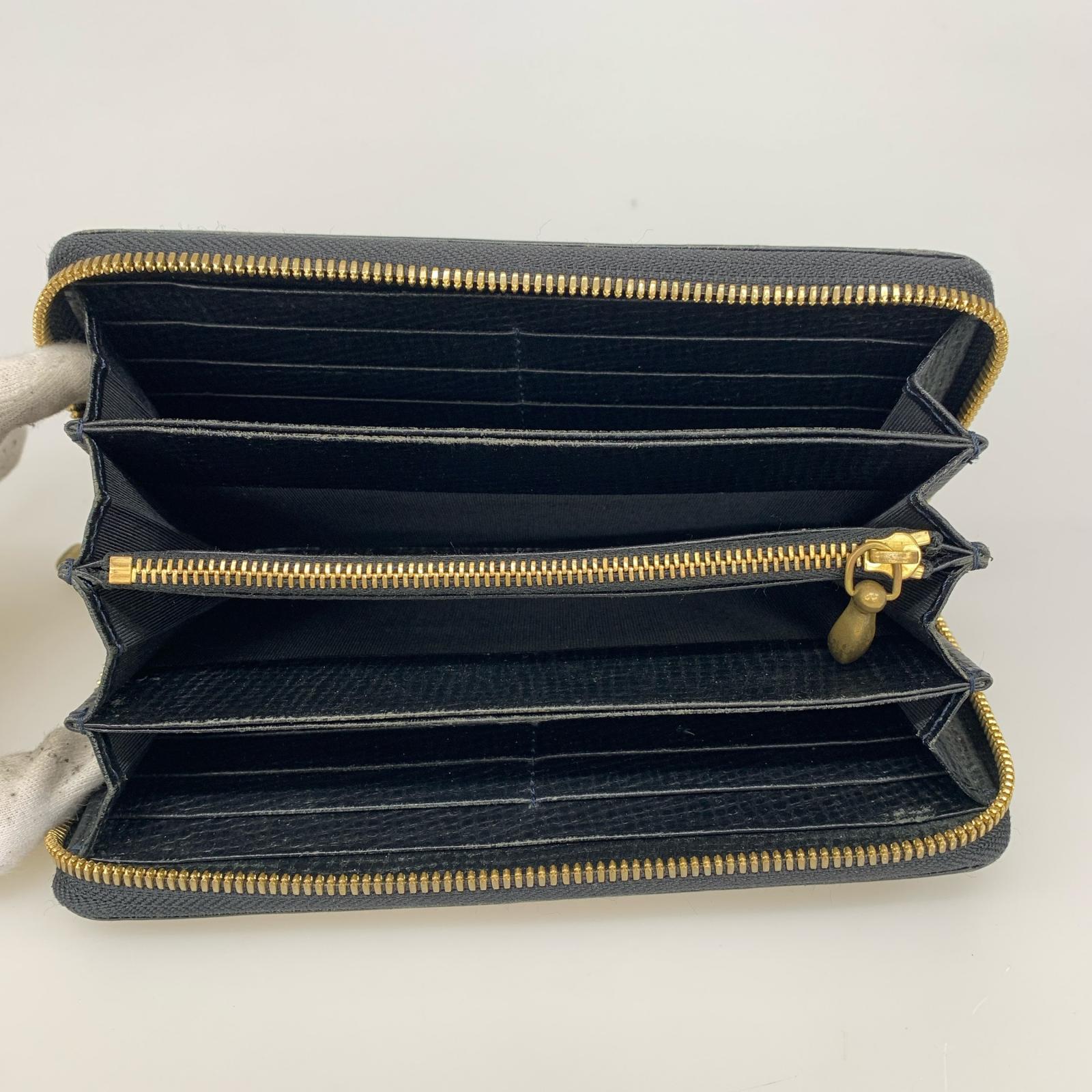 長財布 toff&loadstone ラウンドジップ 黒 ブラック
