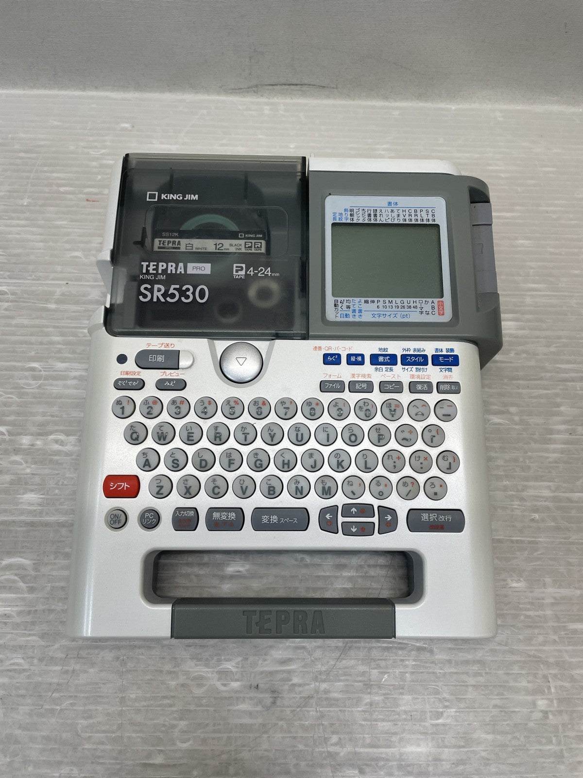 Kingjim ラベルライター テプラ PRO SR530 SR530 アクセサリー