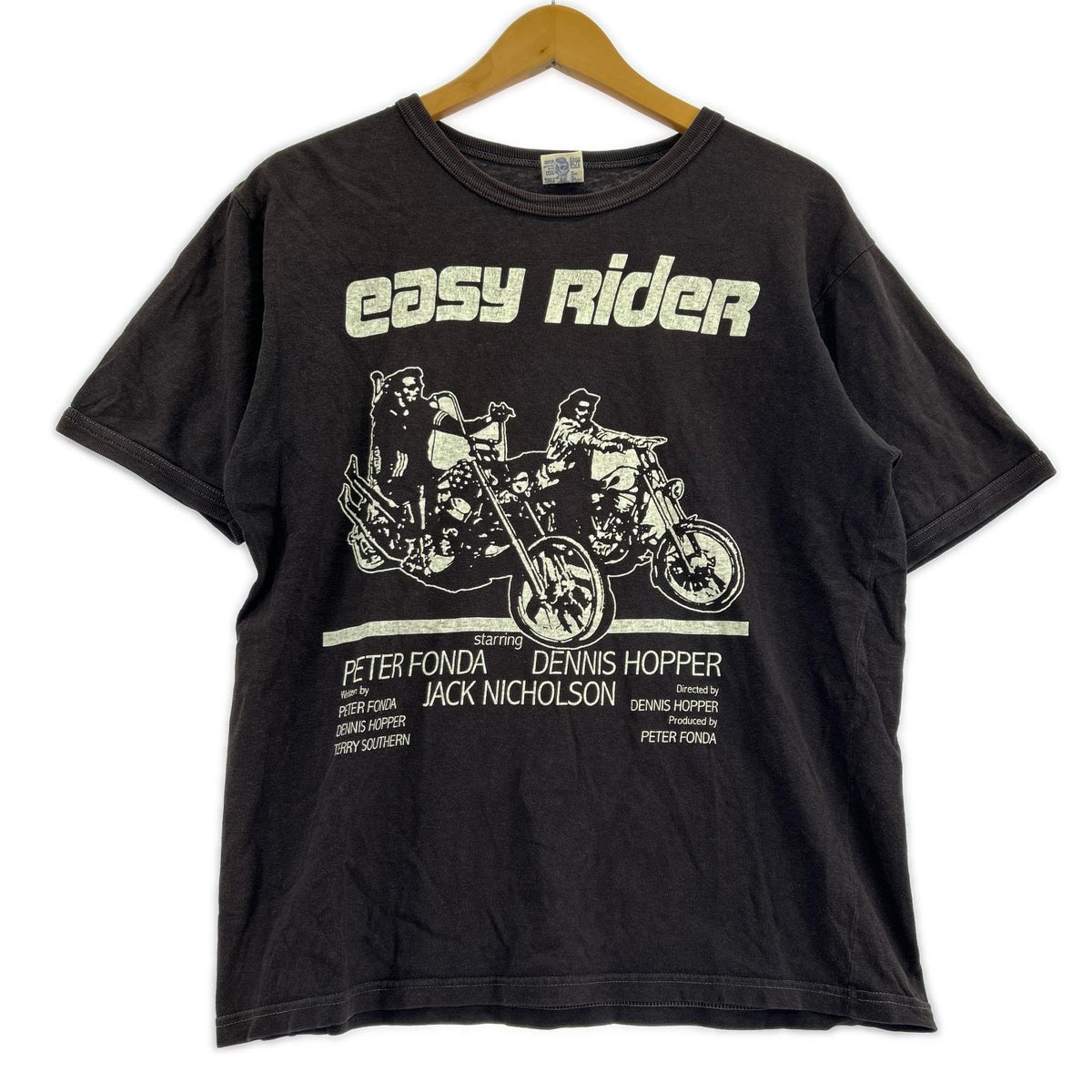 半袖Tシャツ BOOTLEGGERS easy rider プリントTEE 黒 M ブラック