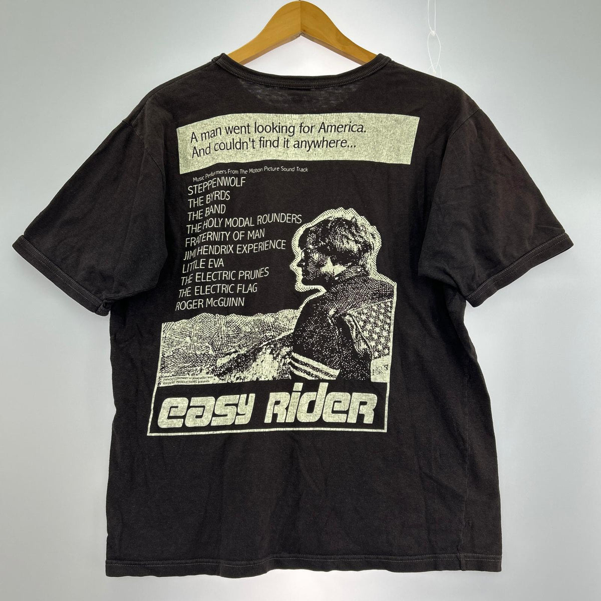 半袖Tシャツ BOOTLEGGERS easy rider プリントTEE 黒 M ブラック