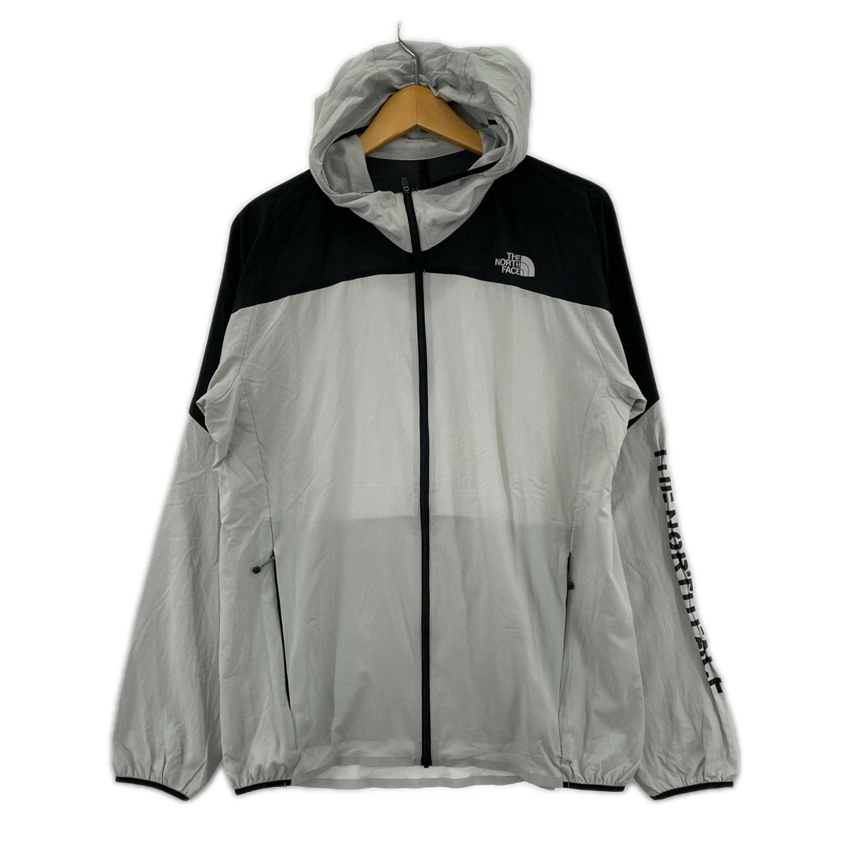 パーカー ナイロンジップパーカー/NP21885/L/グレー L グレー