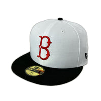 キャップ 59FIFTY ボストン レッドソックス 黒白