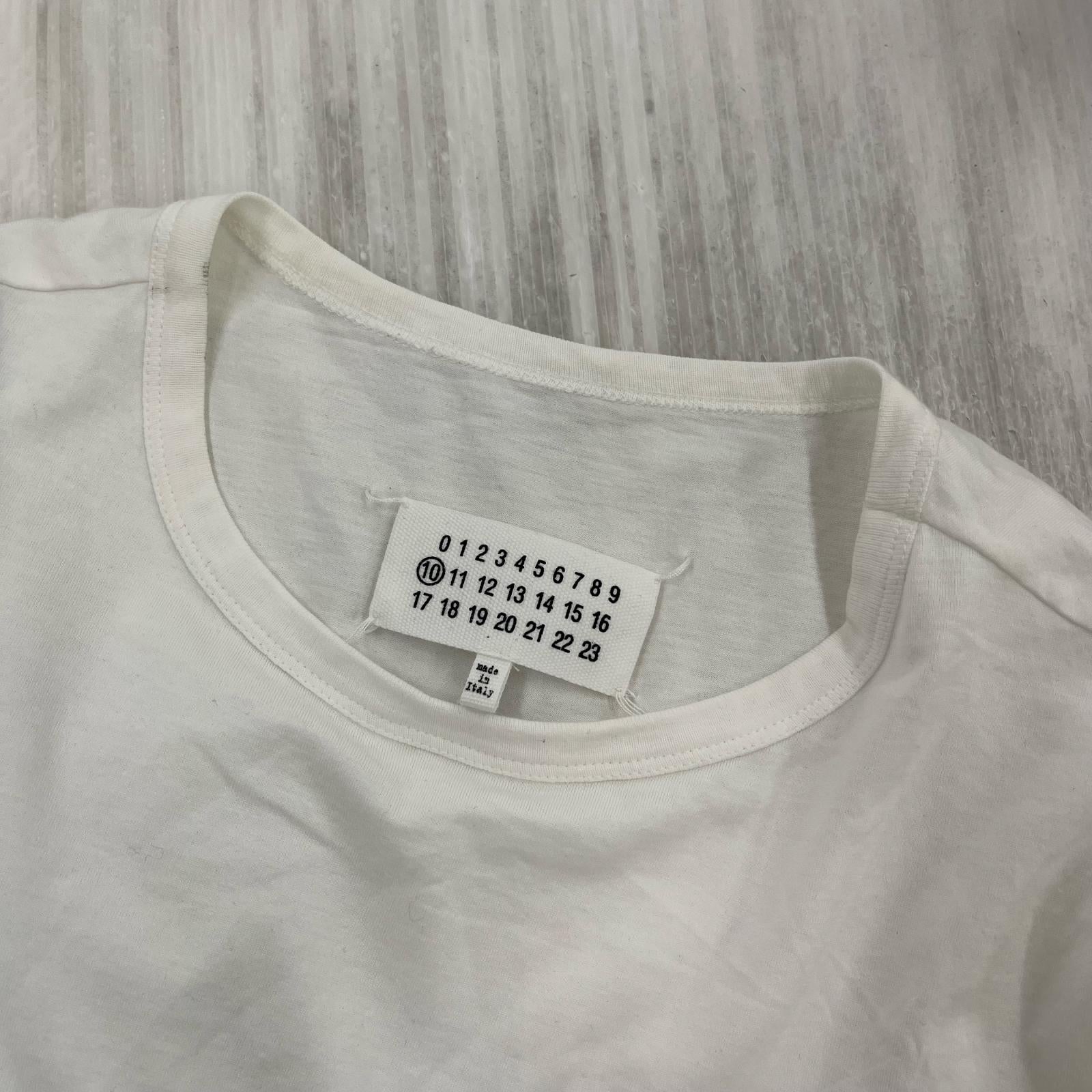 半袖Tシャツ M×M刺繍 白 46 ホワイト