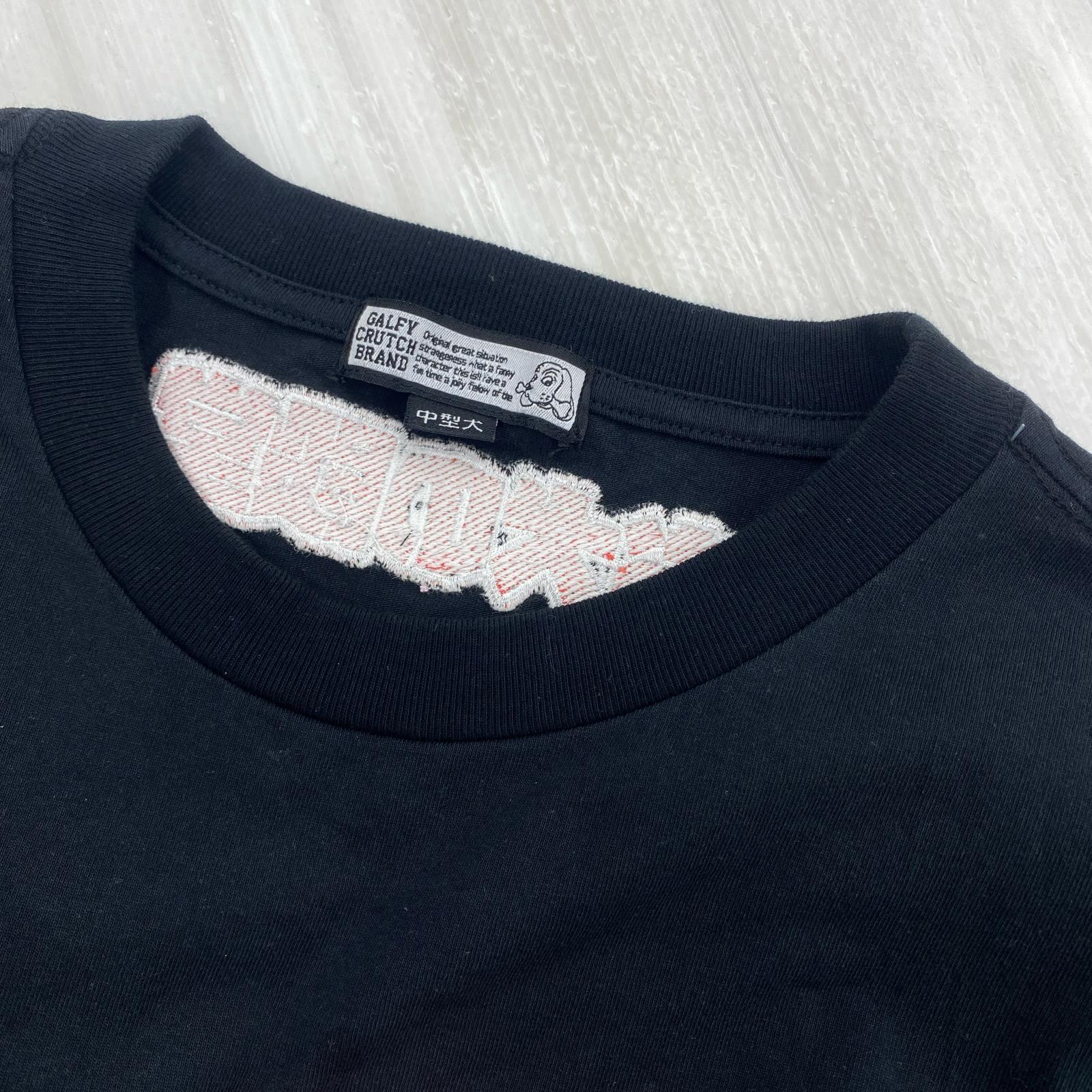 半袖Tシャツ GALFY×ドンペン 黒 (L) L ブラック