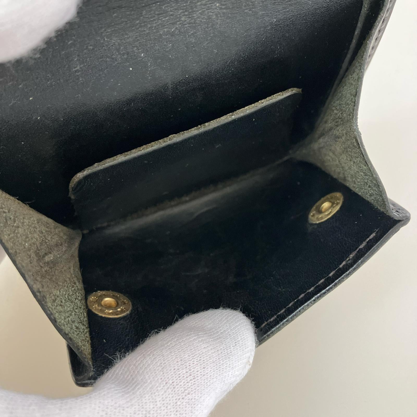 コンパクトウォレット WILDSWANS レザー コインパース 黒 ブラック