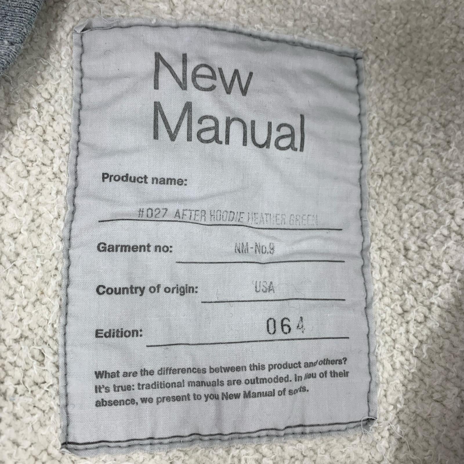 パーカー NEW MANUAL 後付けパーカー グレー