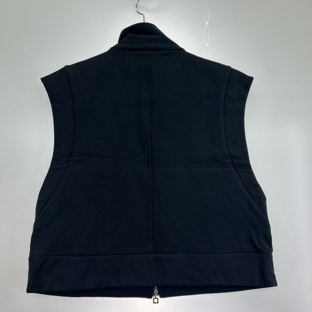ジャケット sarah pacini ノースリーブ スウェット 黒 1 ブラック