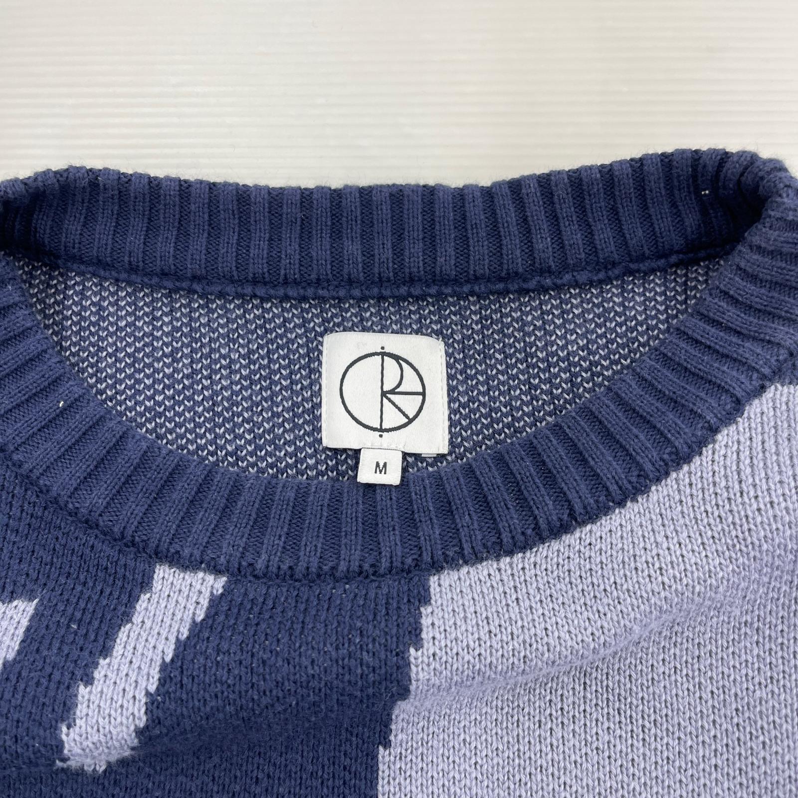 ニット Art Knit Sweater (M) 紺 M ネイビー